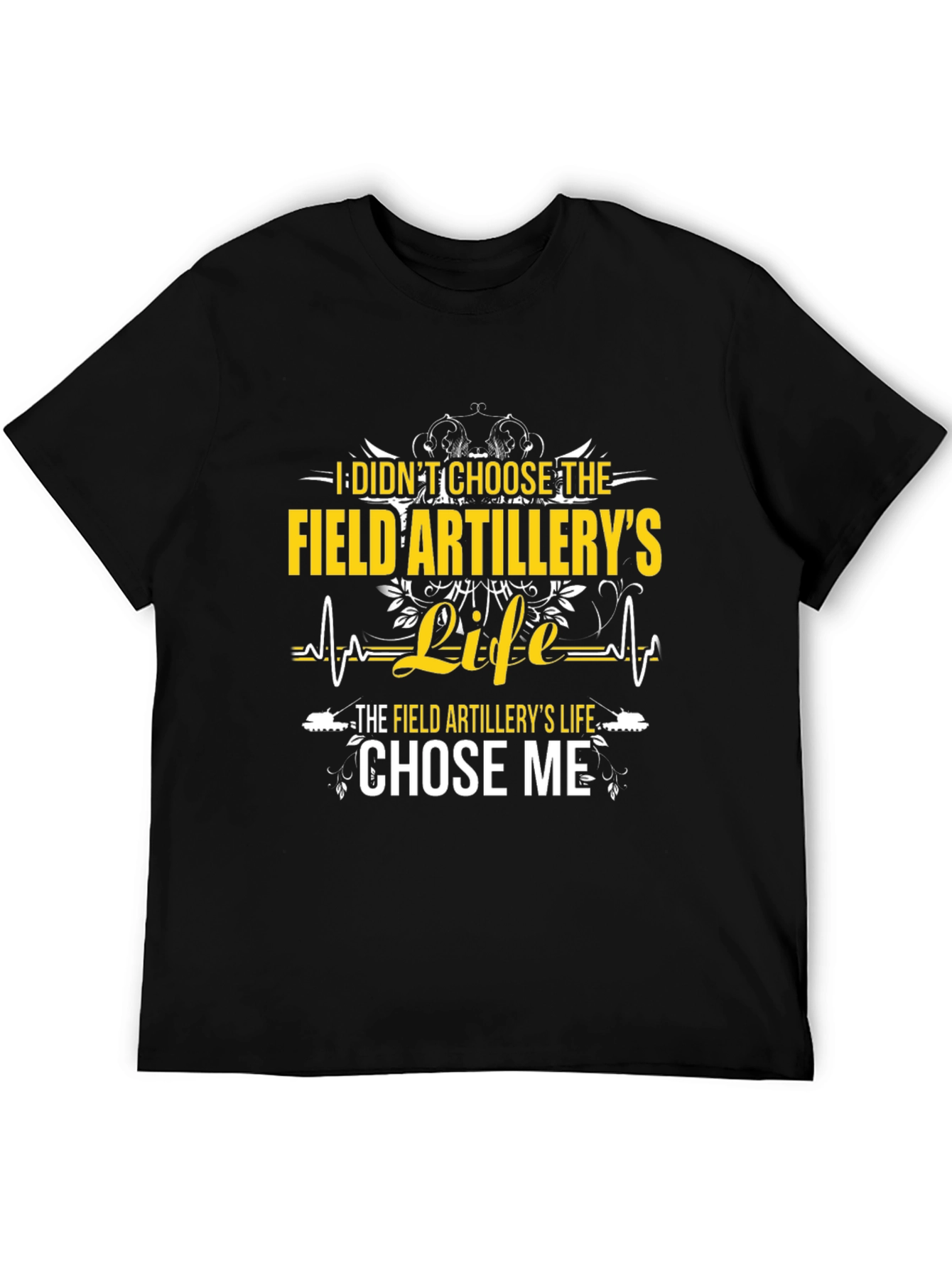 Black Field Artillery Life T-Shirt view 5