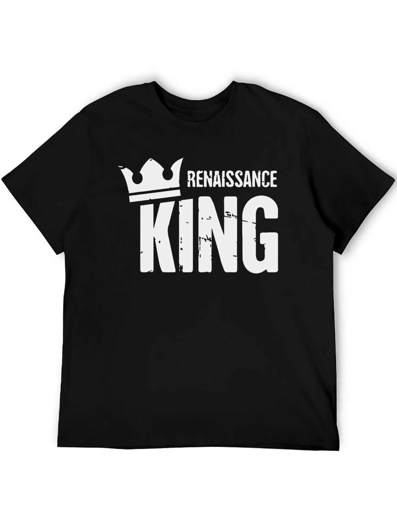 Black Renaissance King Graphic T-Shirt view 5