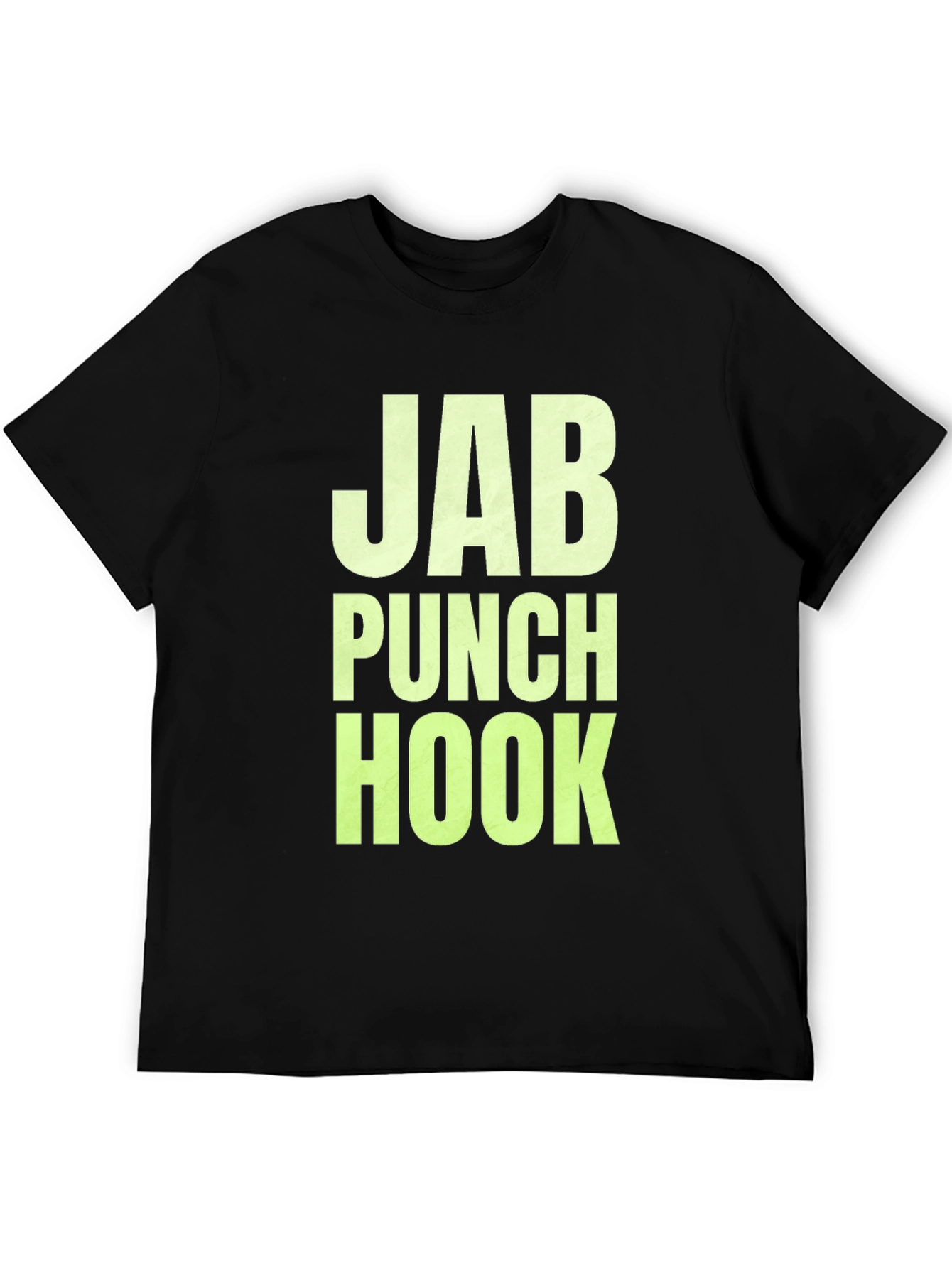 Black Jab Punch Hook Graphic Tee - Boxing MMA view 5
