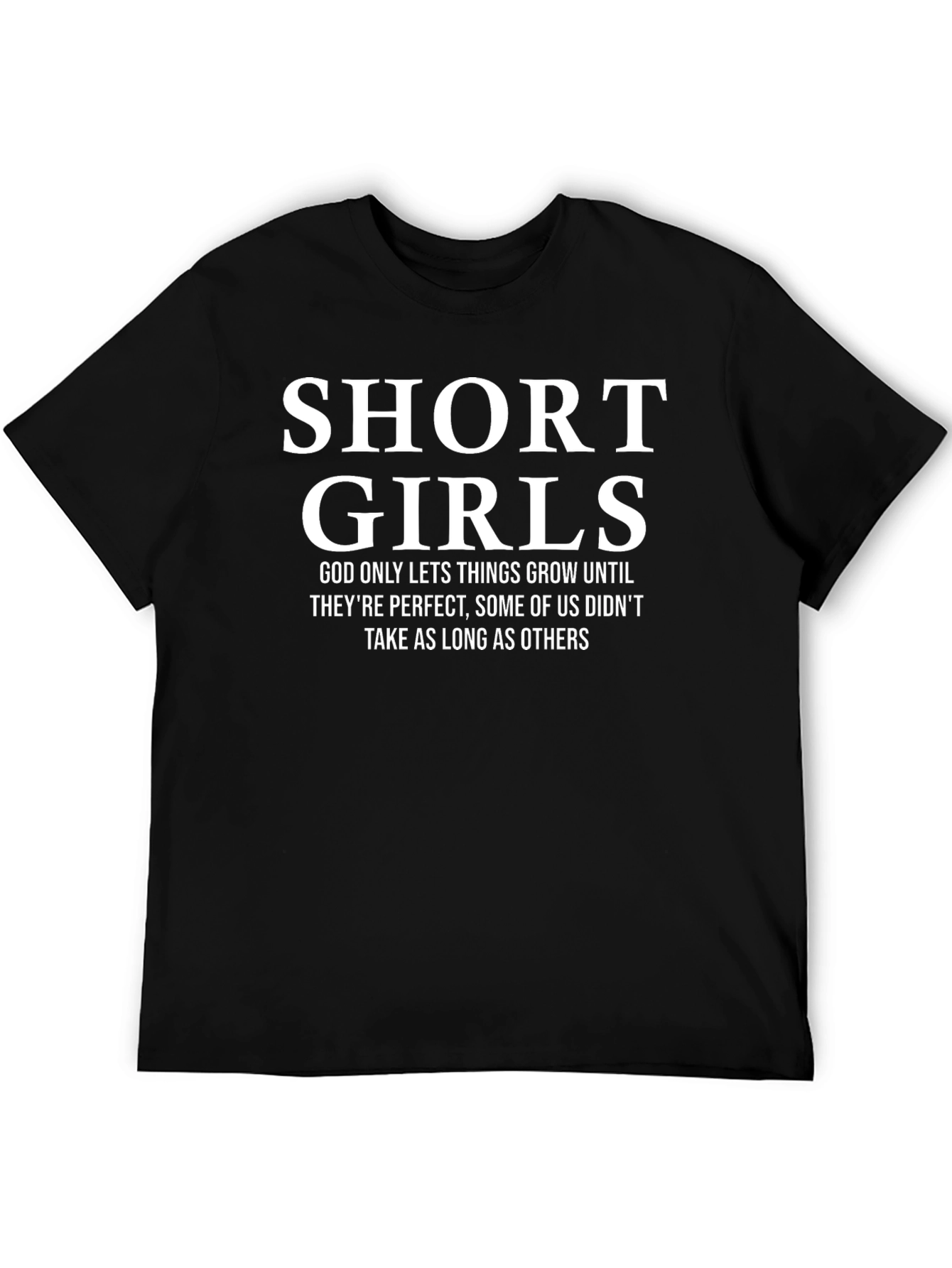 Black Short Girls Graphic T-Shirt - Perfect & Unique view 5