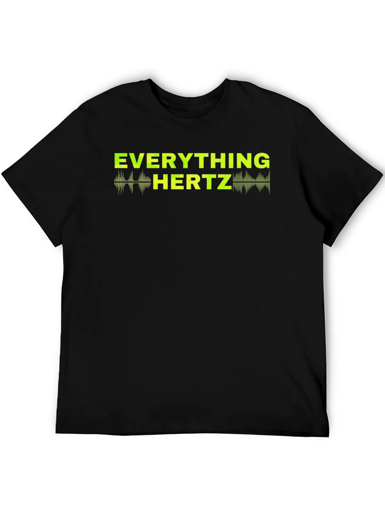 Black Everything Hertz Graphic T-Shirt - Black view 5