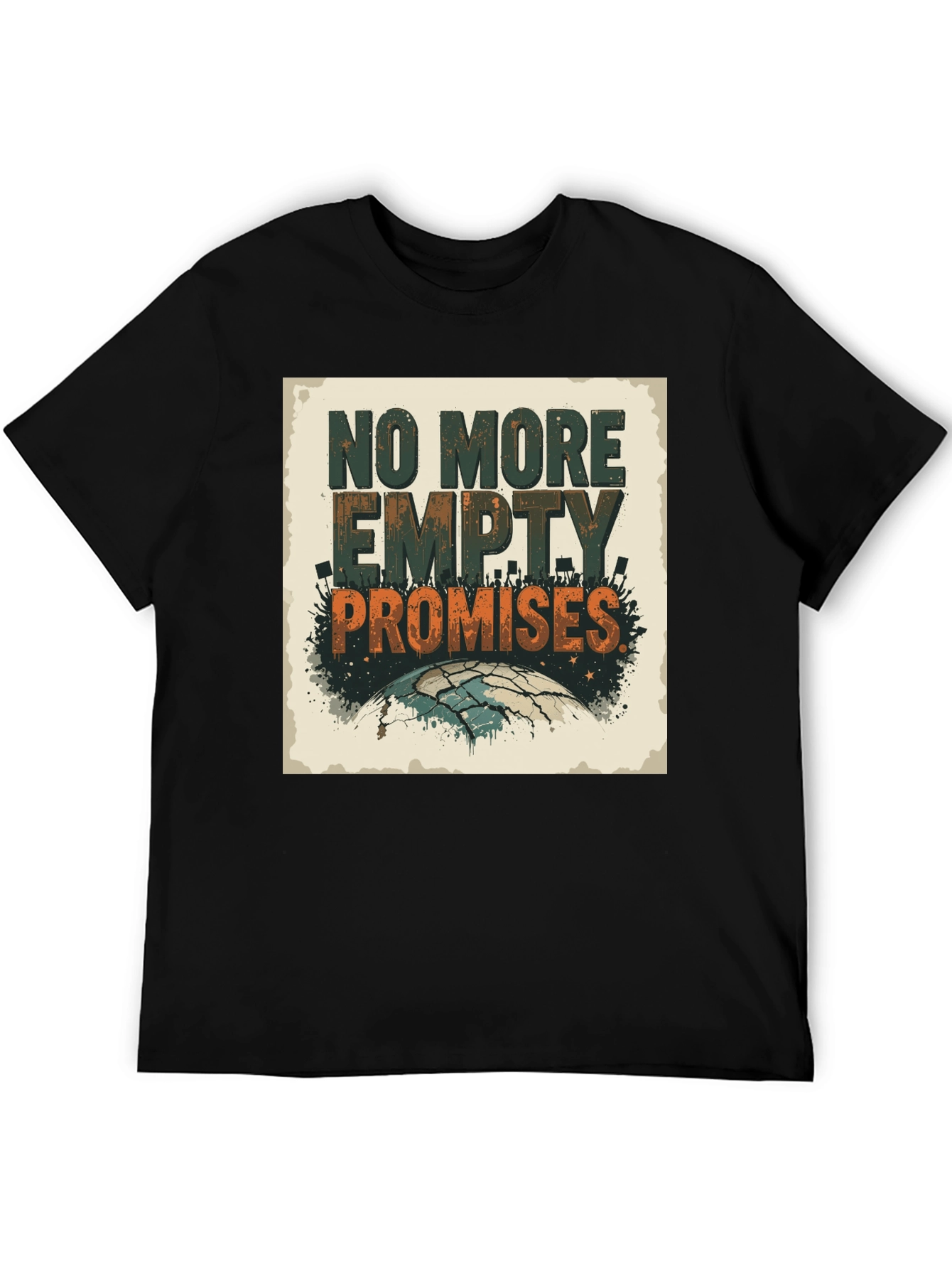Black No More Empty Promises Graphic Tee view 5