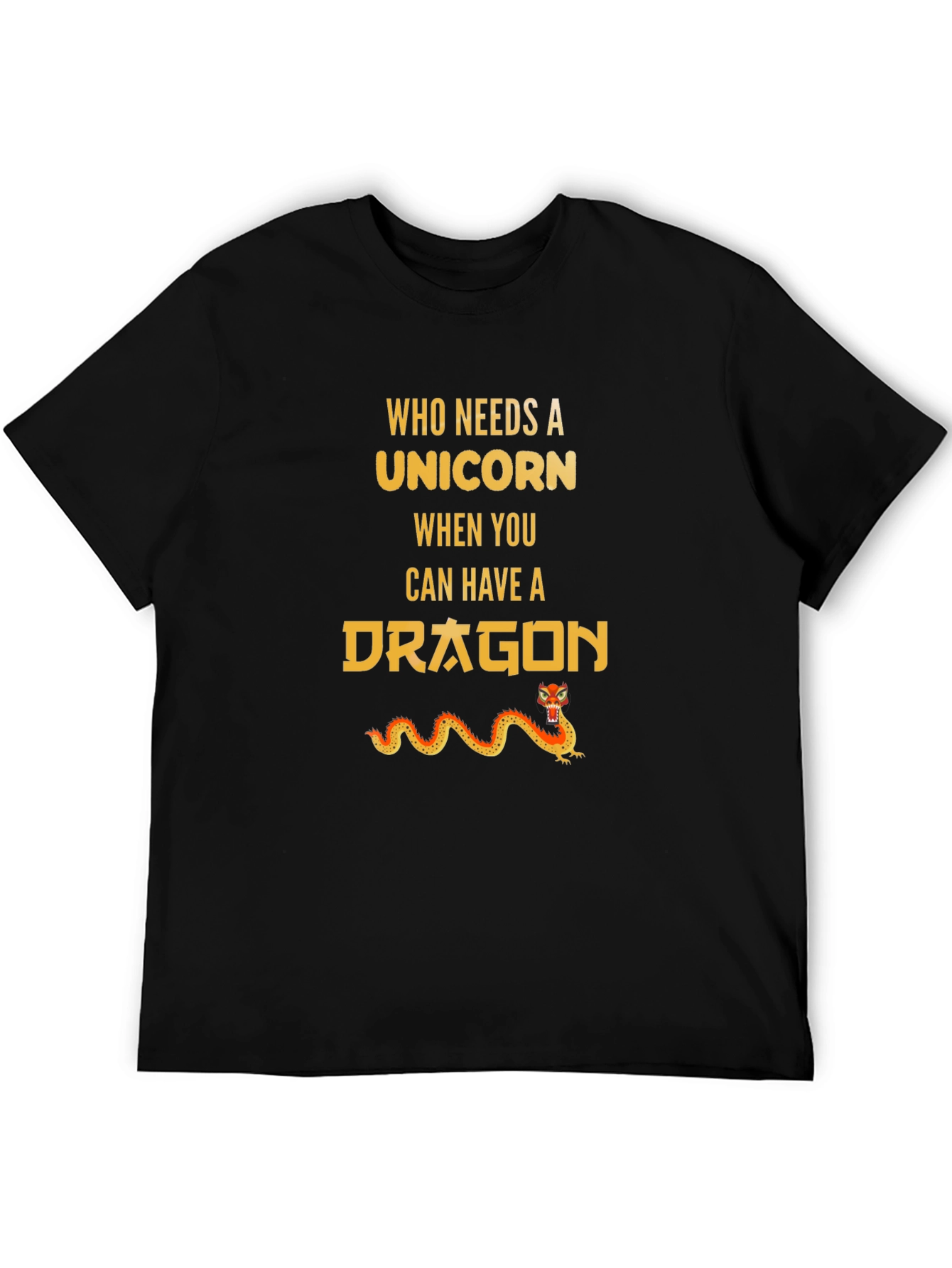 Black Dragon Graphic Tee - Who Needs a Unicorn view 5