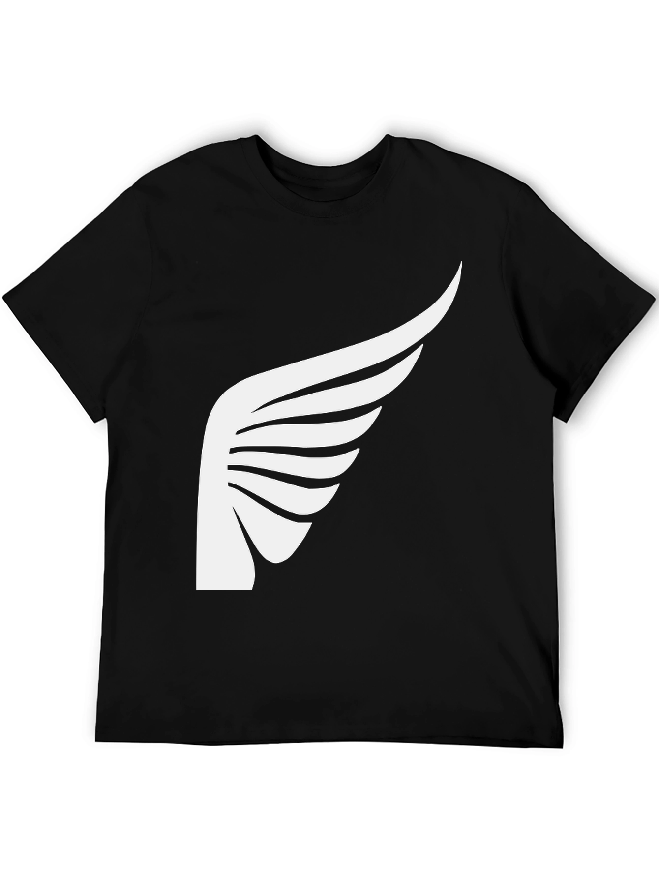 Black Wing Graphic Black T-Shirt - Stylish & Unique! view 5