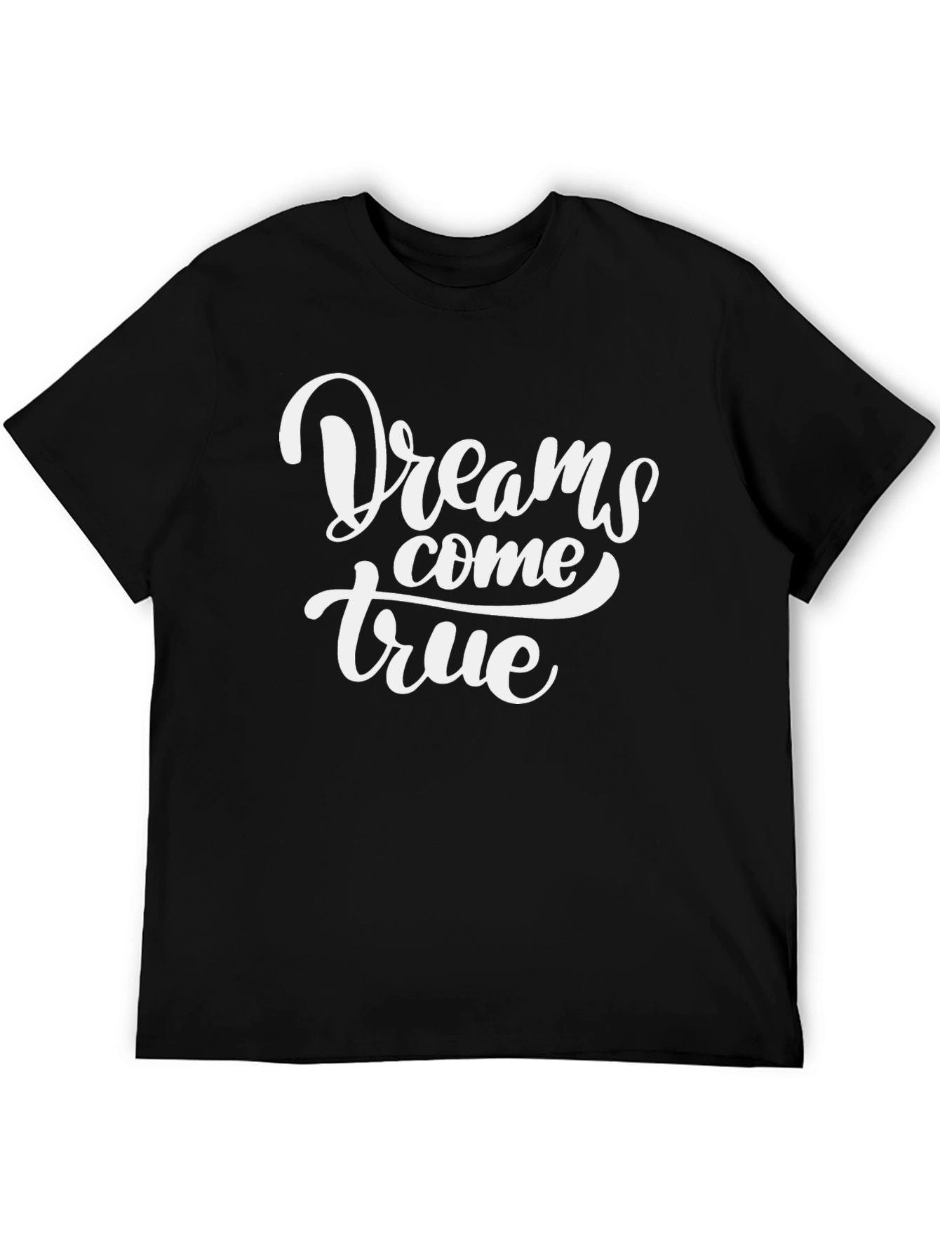 Black Dreams Come True Graphic T-Shirt view 5