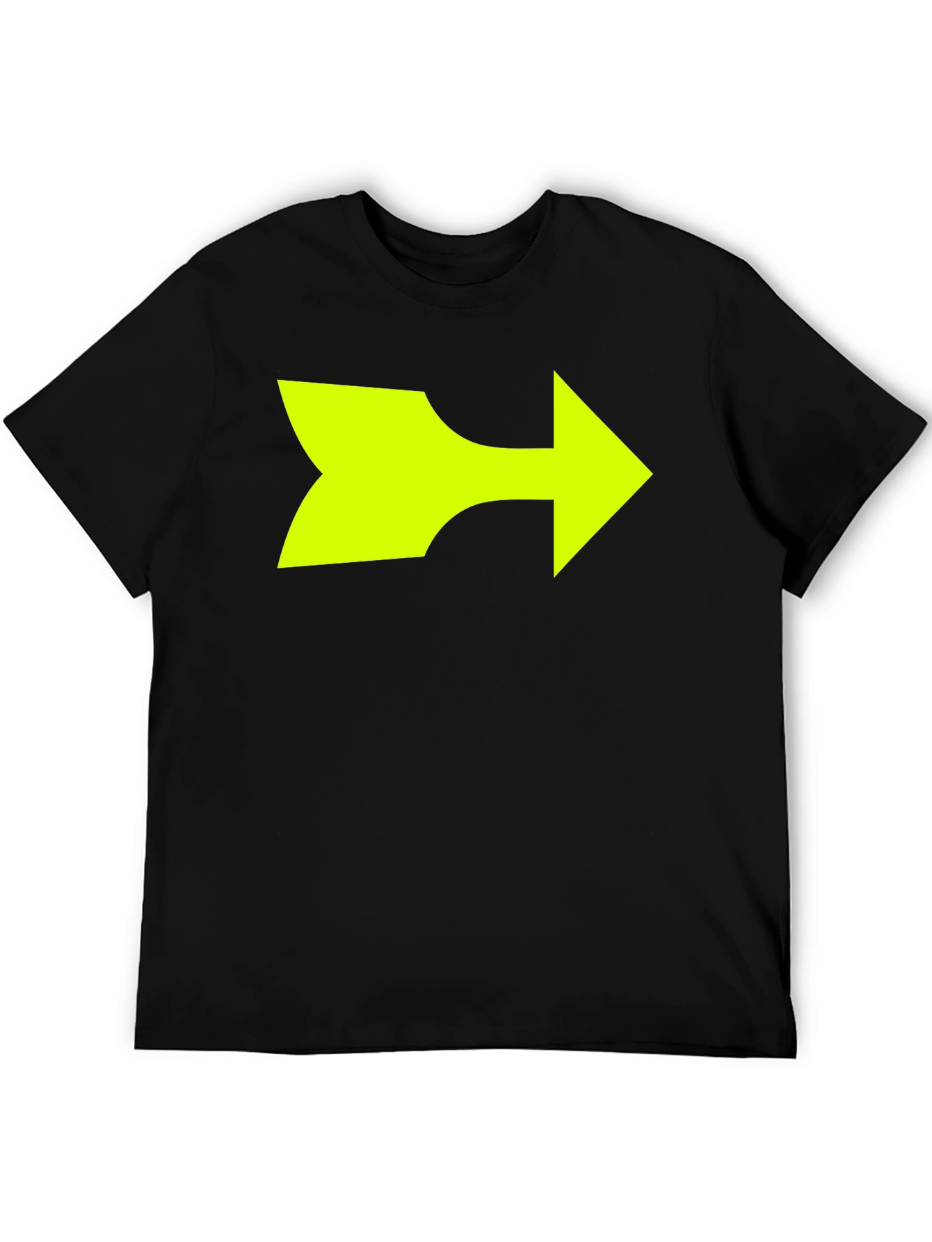 Black Right Arrow Graphic T-Shirt - Bold Statement Tee view 5