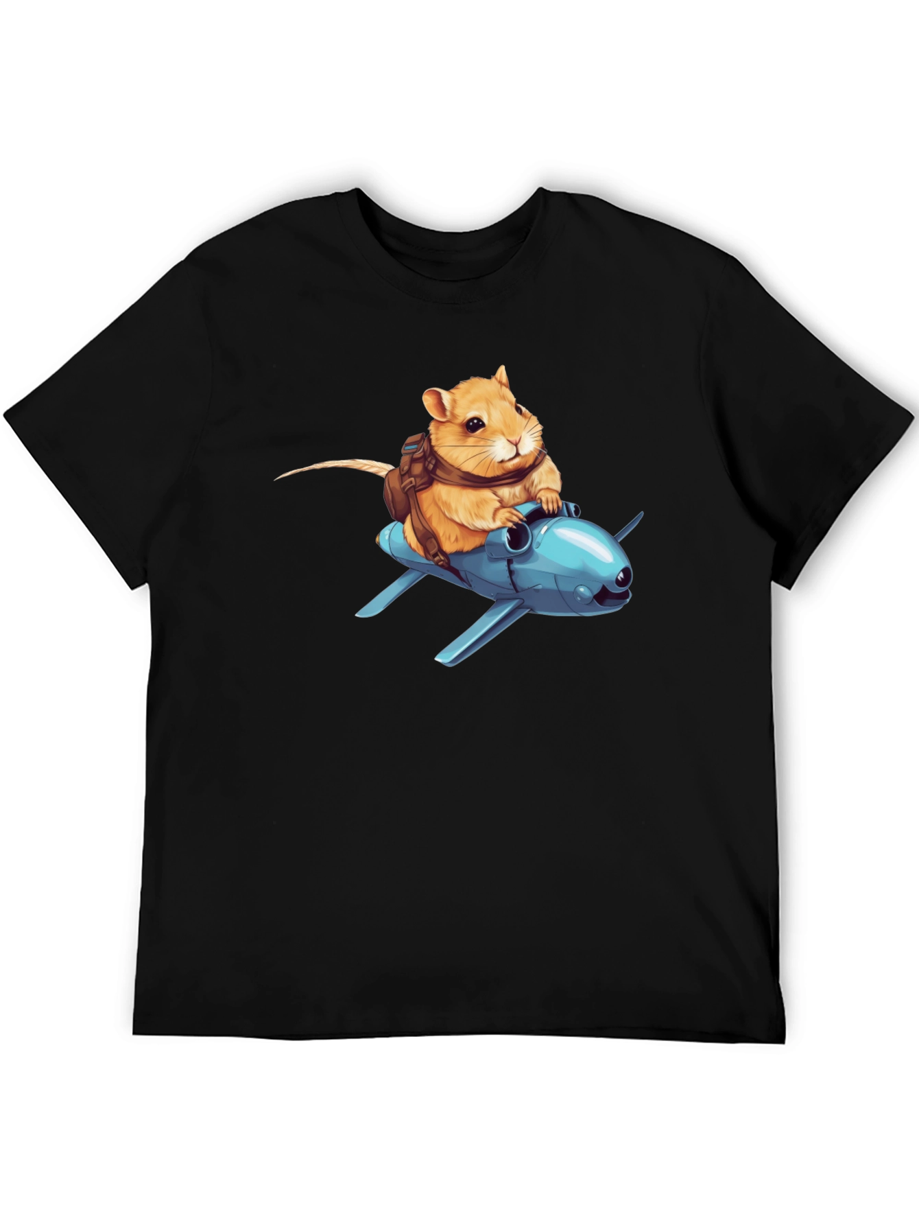 Black Gerbil Aviator T-Shirt view 5