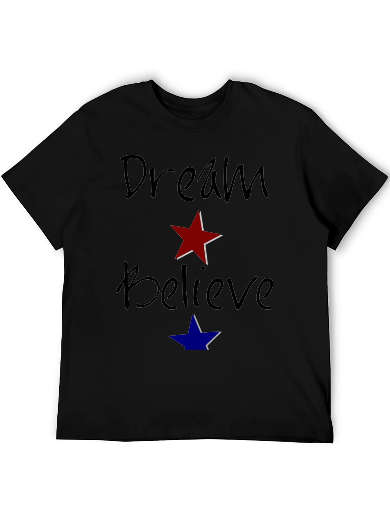 Black Dream Believe Graphic T-Shirt view 5