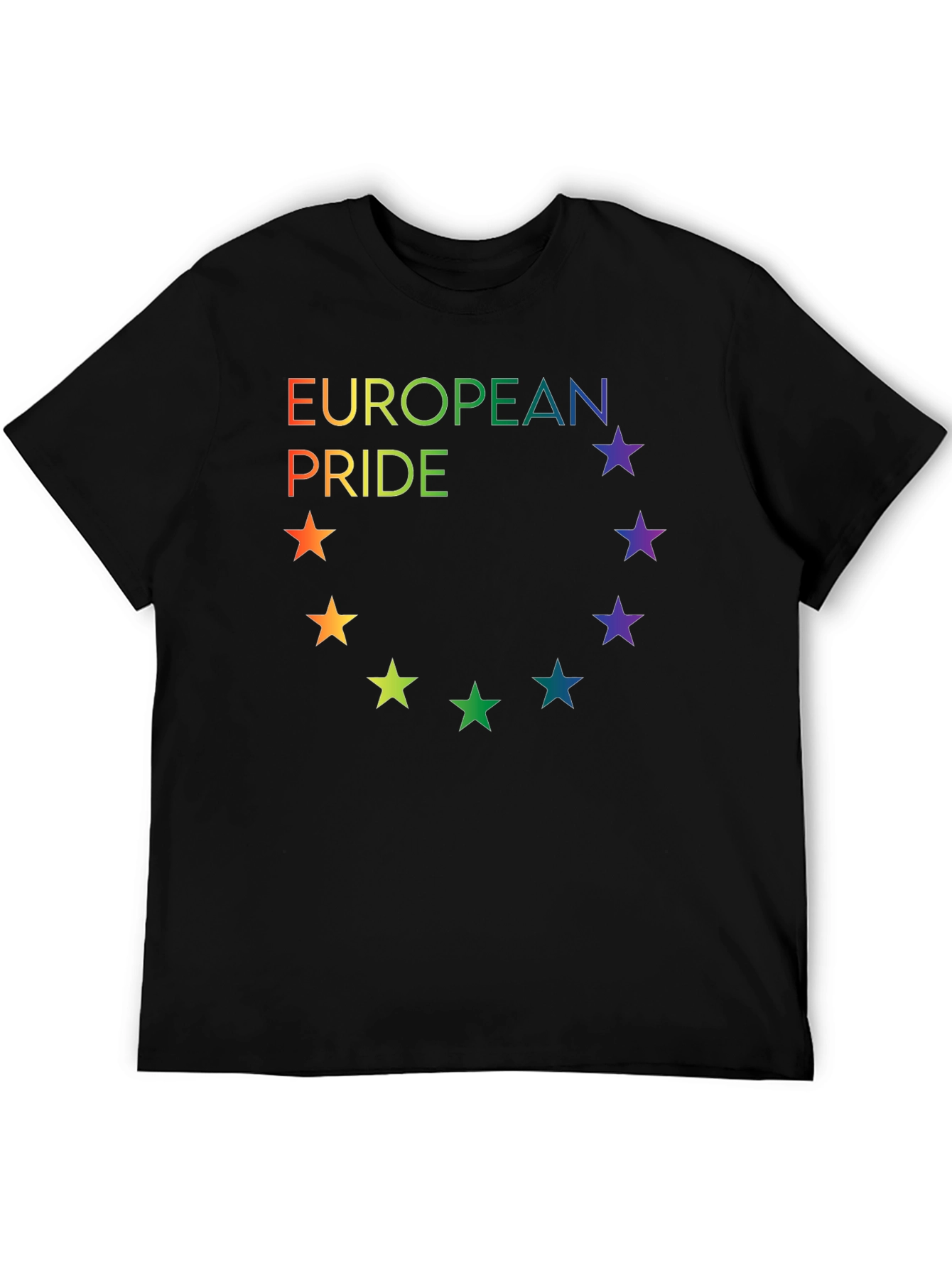European Pride Rainbow Star T-Shirt - 5