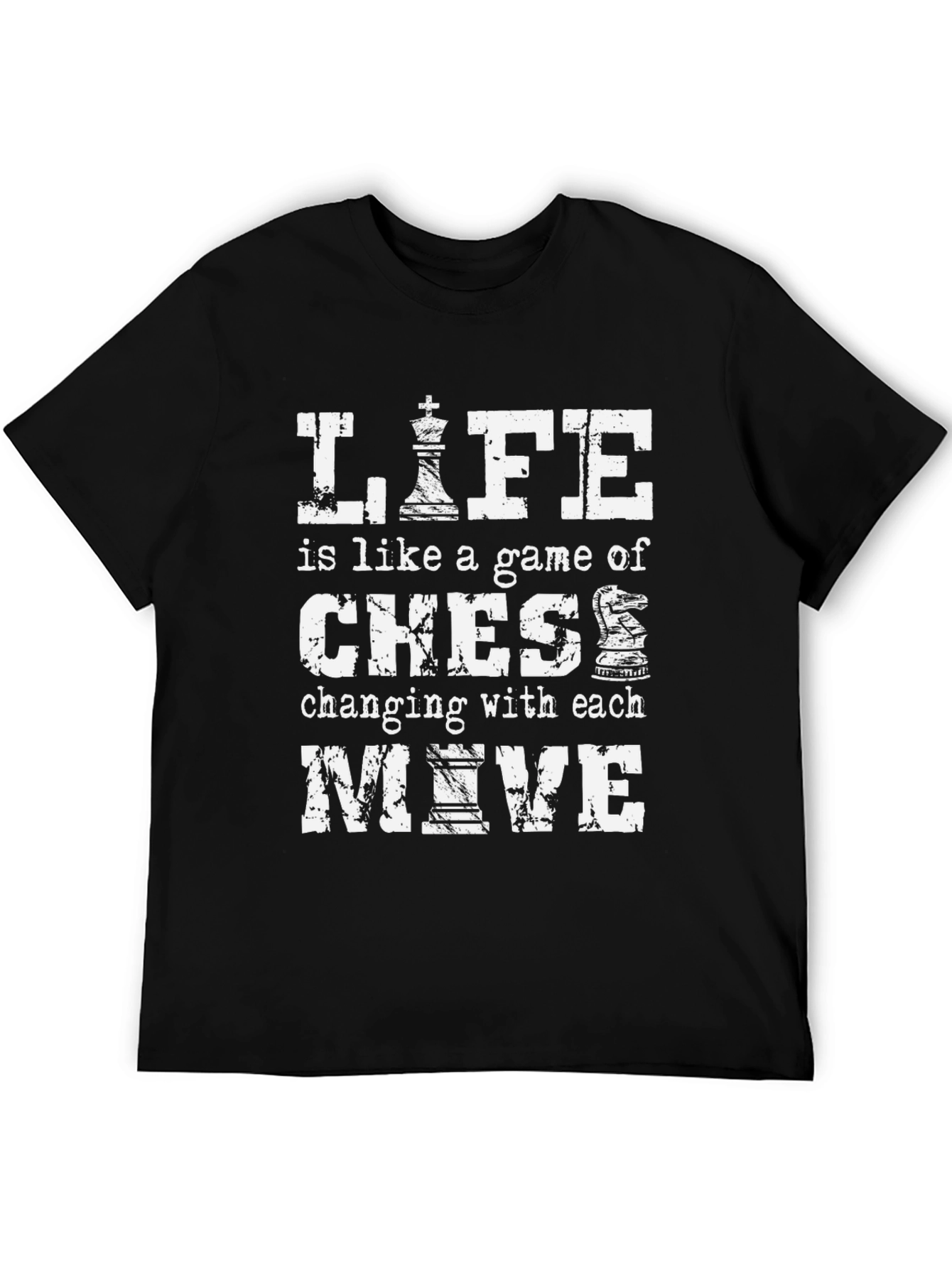 Life is Like Chess Graphic T-Shirt - 5