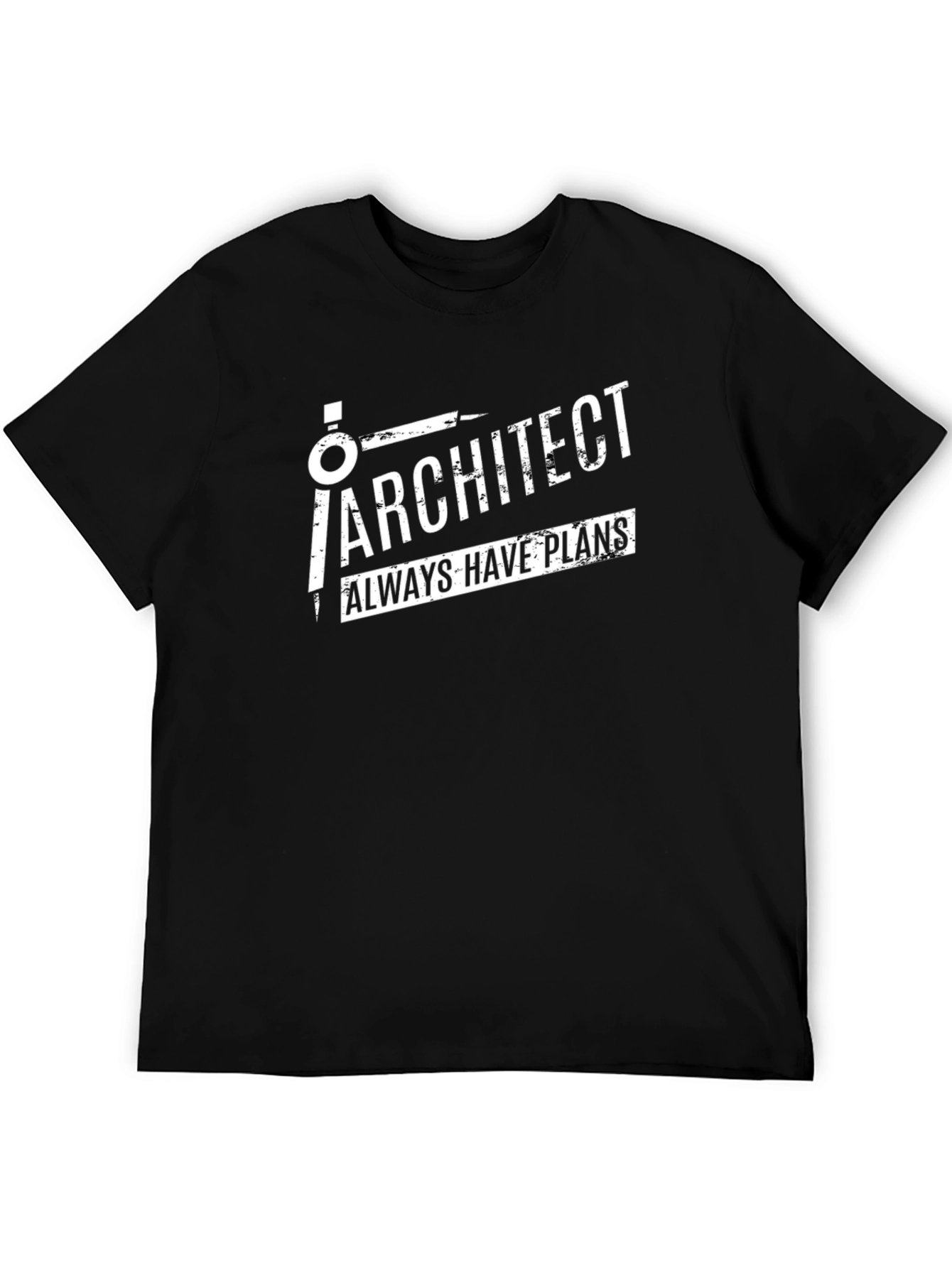 Black Architect Always Have Plans Graphic T-Shirt view 5