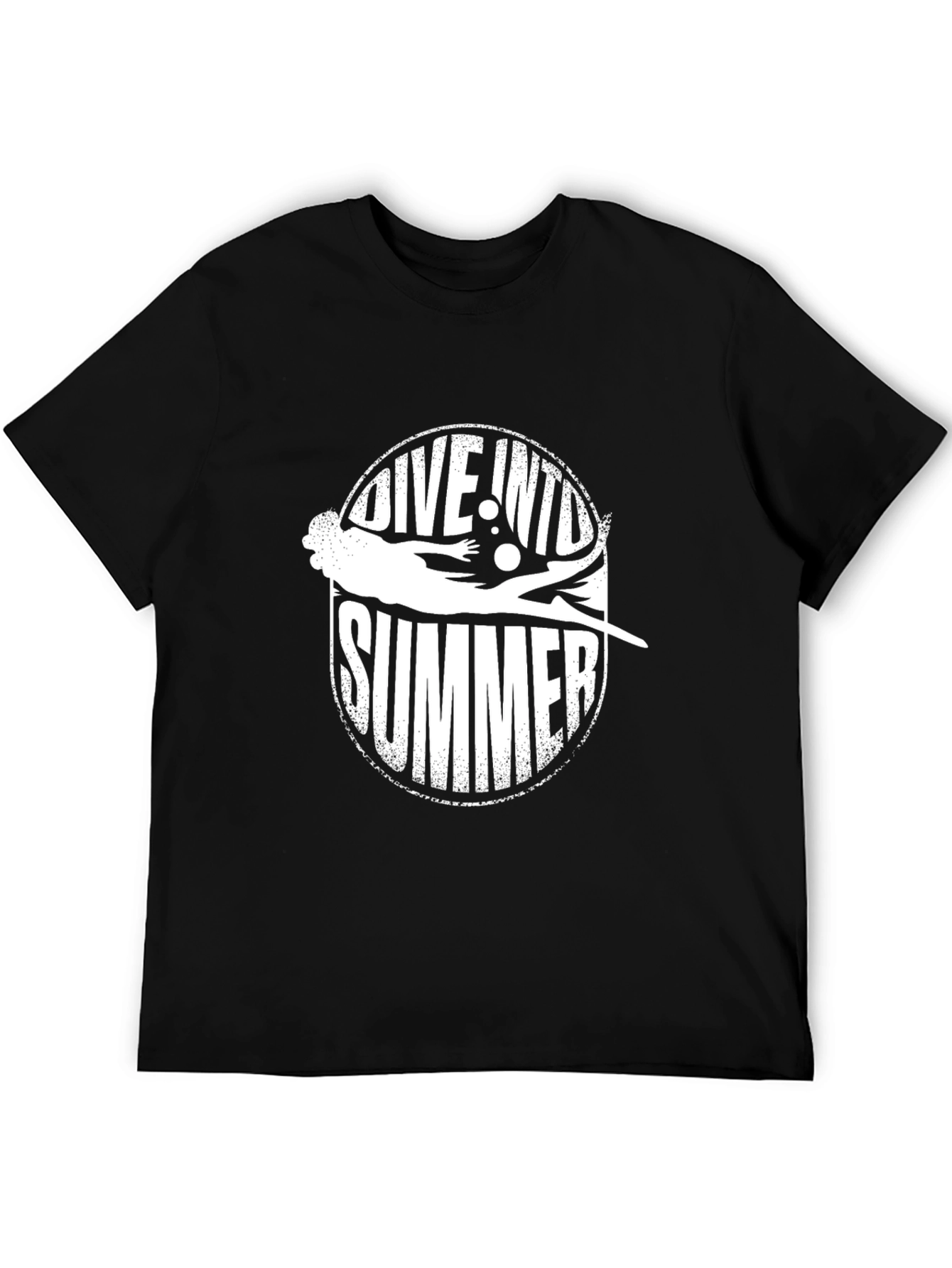 Black Dive Into Summer Graphic Tee view 5