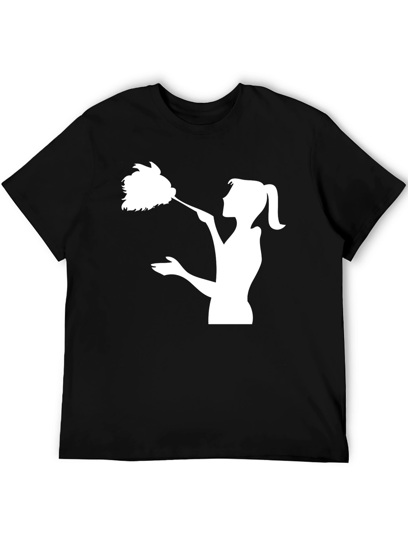 Black Dust Maid T-Shirt - Novelty Cleaning Humor Tee view 5