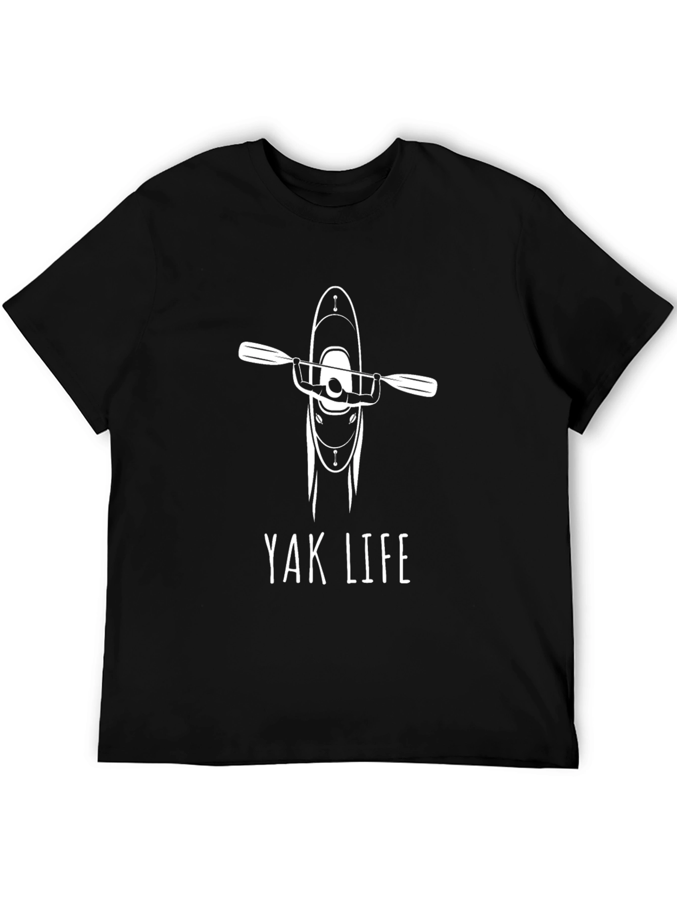 Yak Life Kayak Graphic Tee - Black - 5