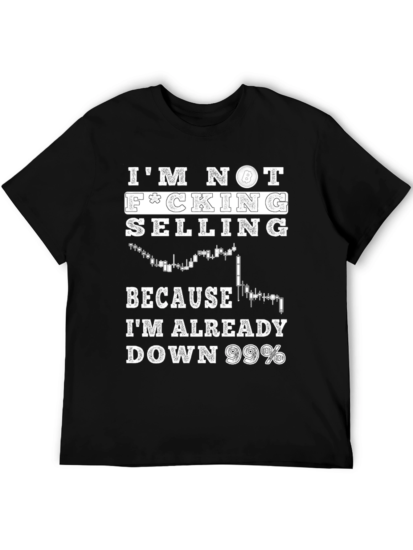 Black I'm Not Selling Graphic Tee view 5