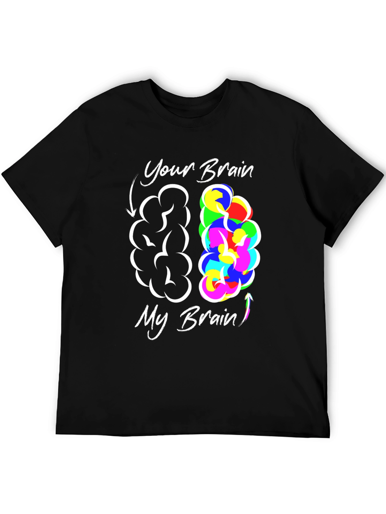 Black Your Brain My Brain Graphic T-Shirt view 5