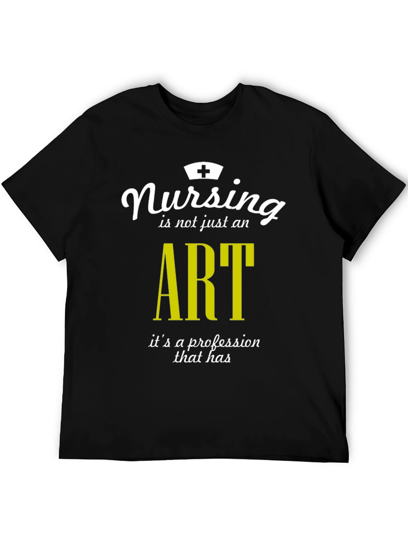 Black Nursing is an Art T-Shirt view 5