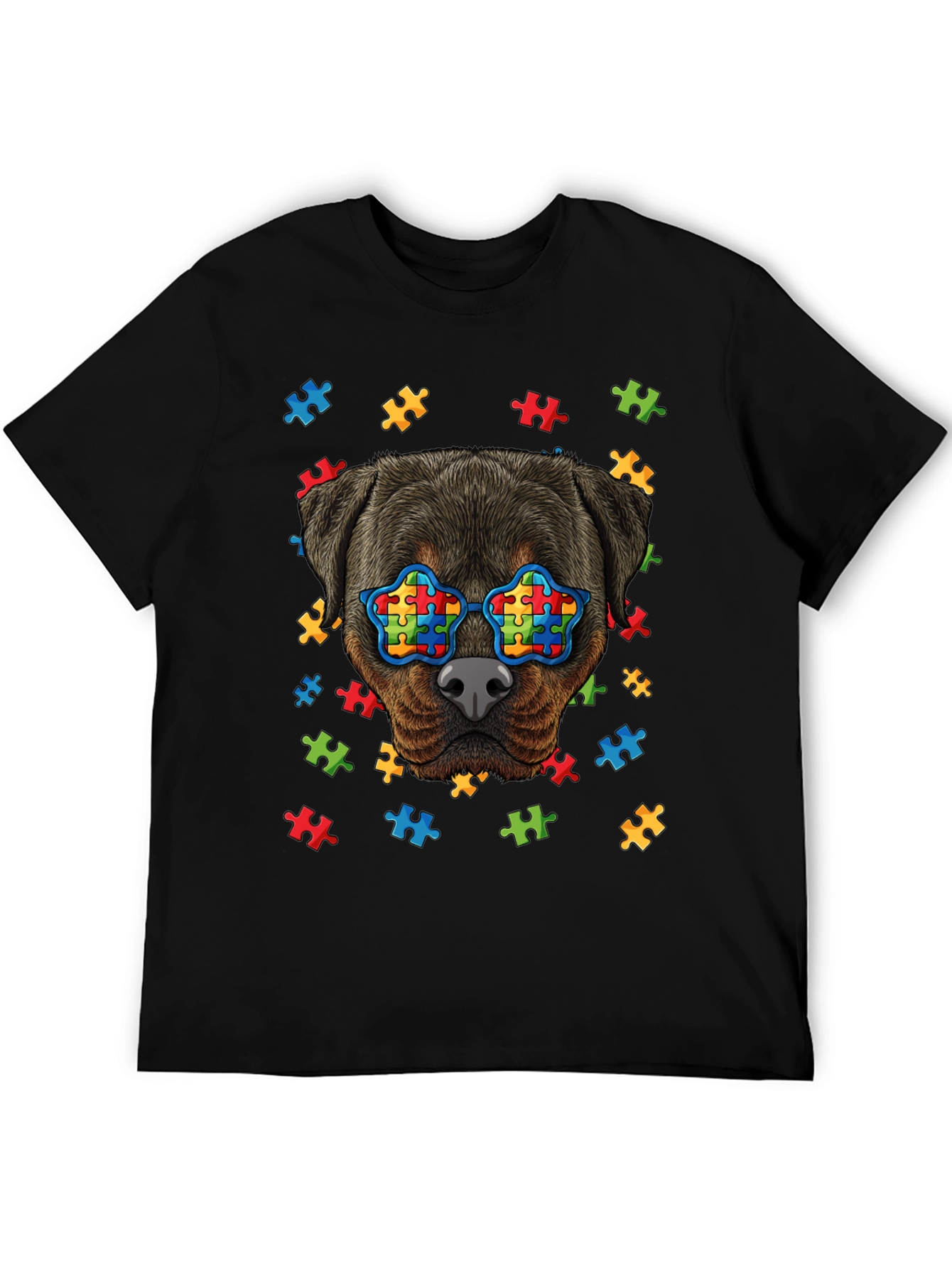 Autism Awareness Rottweiler T-Shirt - 5