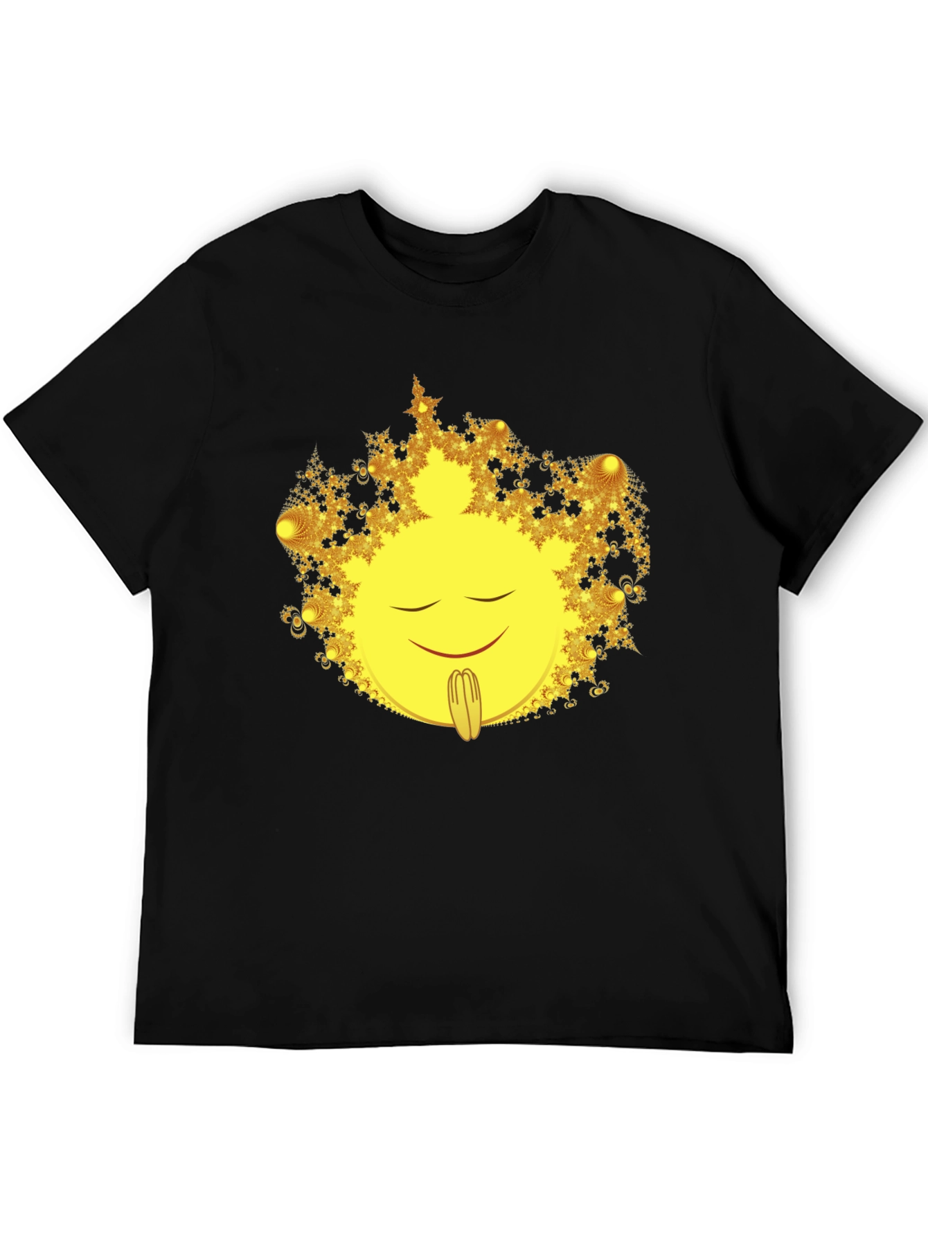 Meditating Sun Graphic T-Shirt - Relaxed Fit - 5