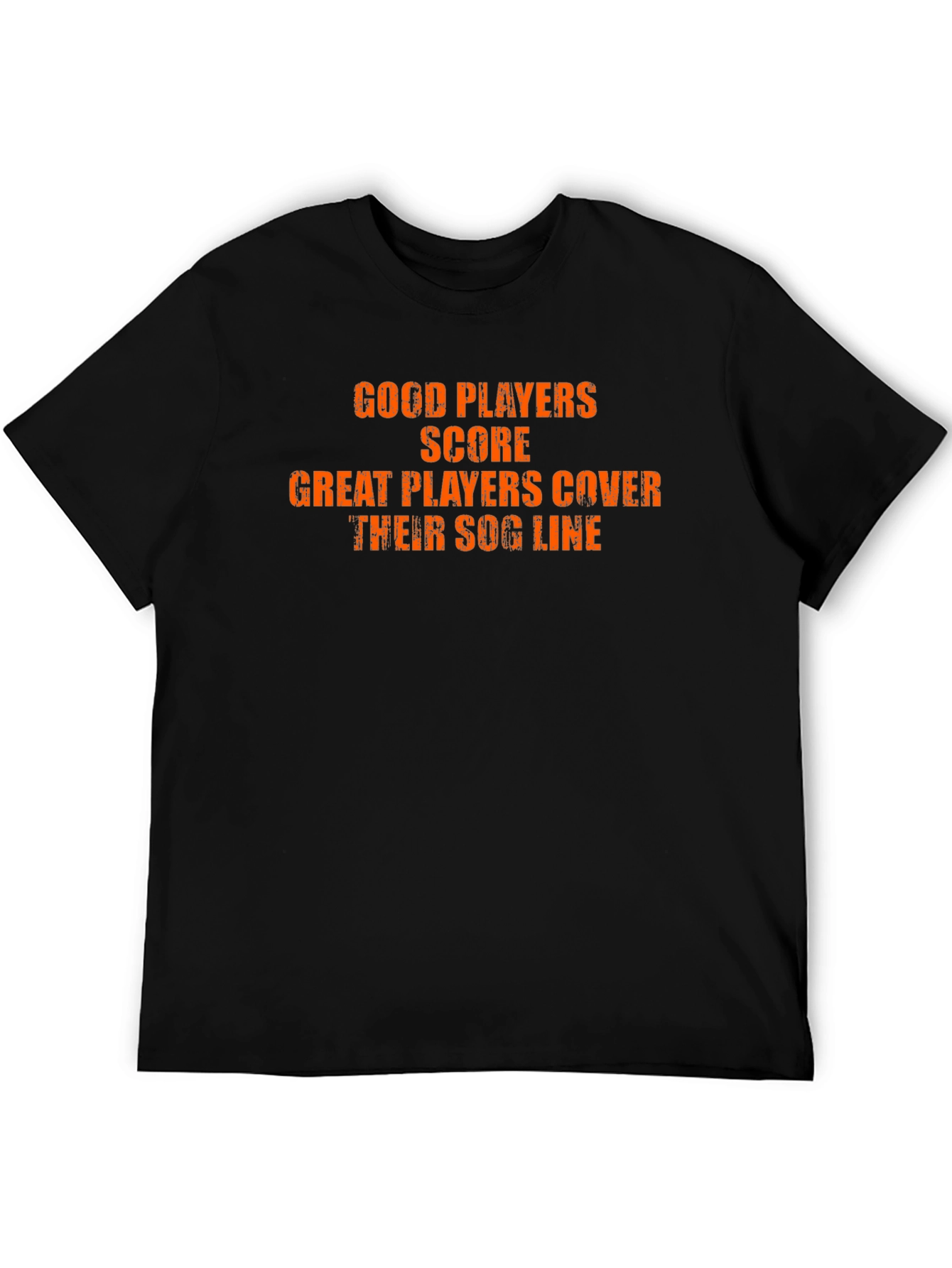 Black Good Players Score Graphic Tee - Black Cotton Blend view 5