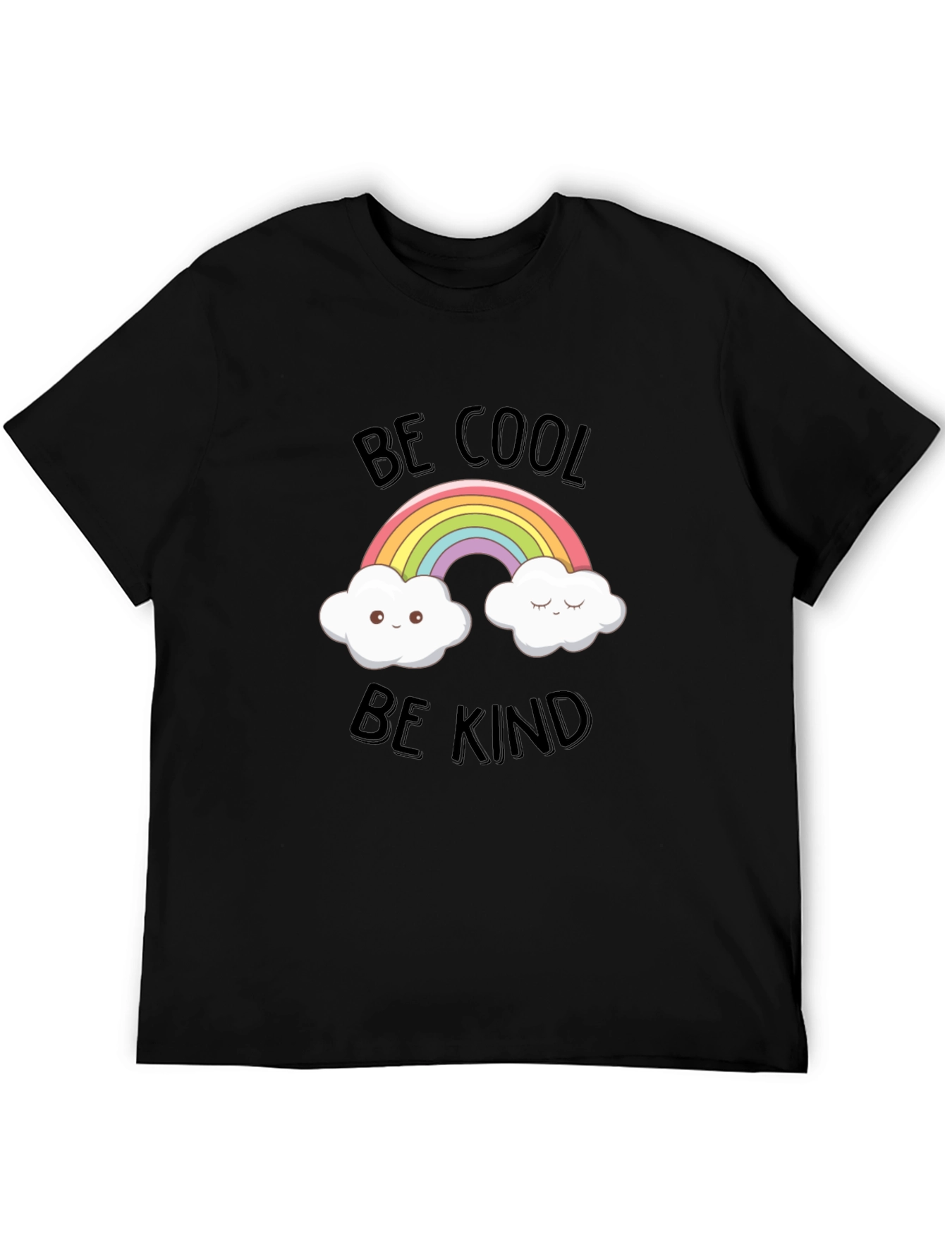 Black Be Cool Be Kind Graphic Tee view 5