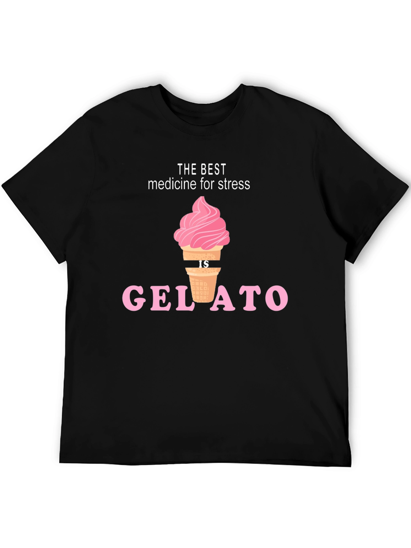 Black Gelato is the Best Medicine T-Shirt view 5