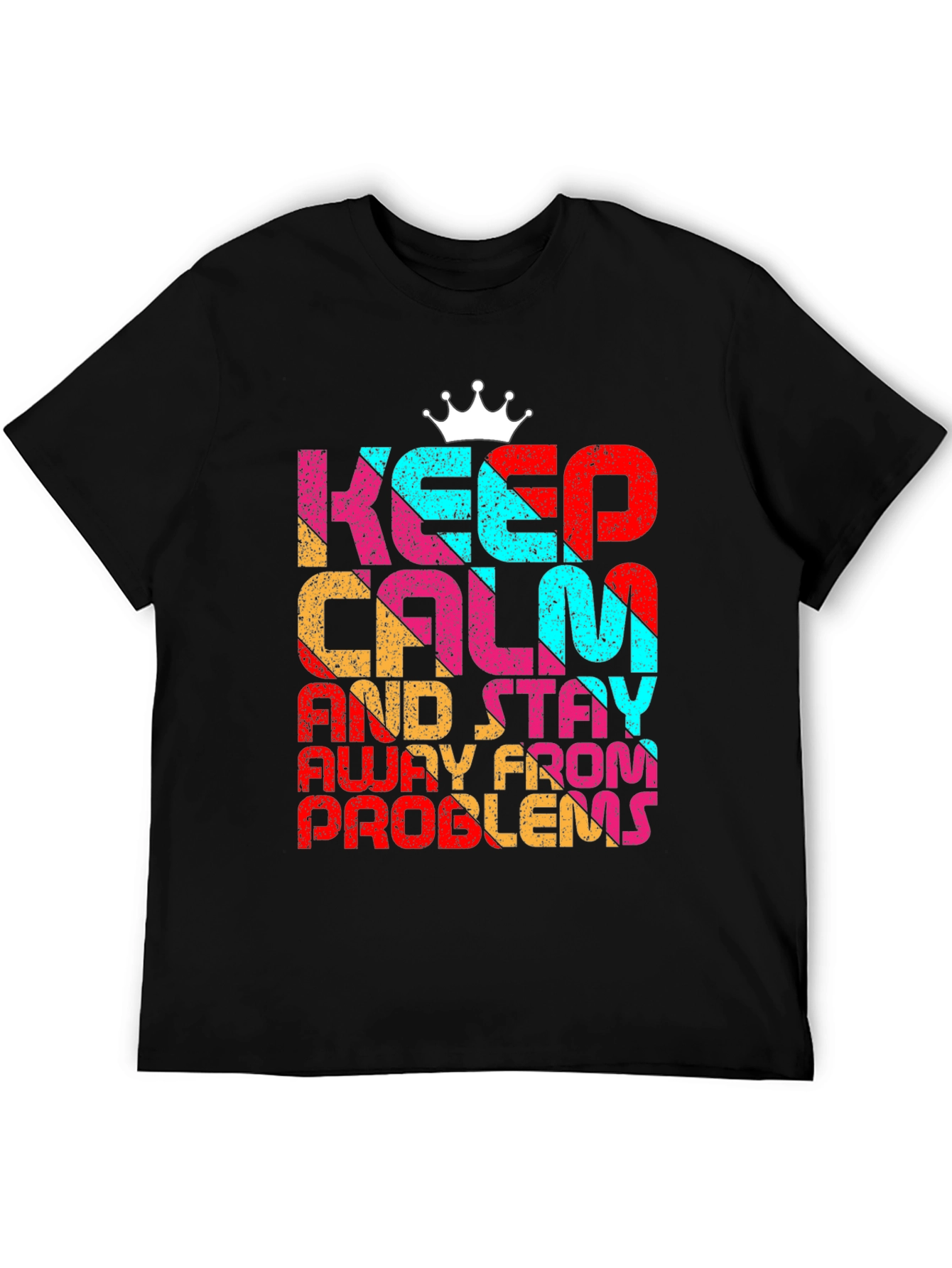 Black Keep Calm T-Shirt view 5