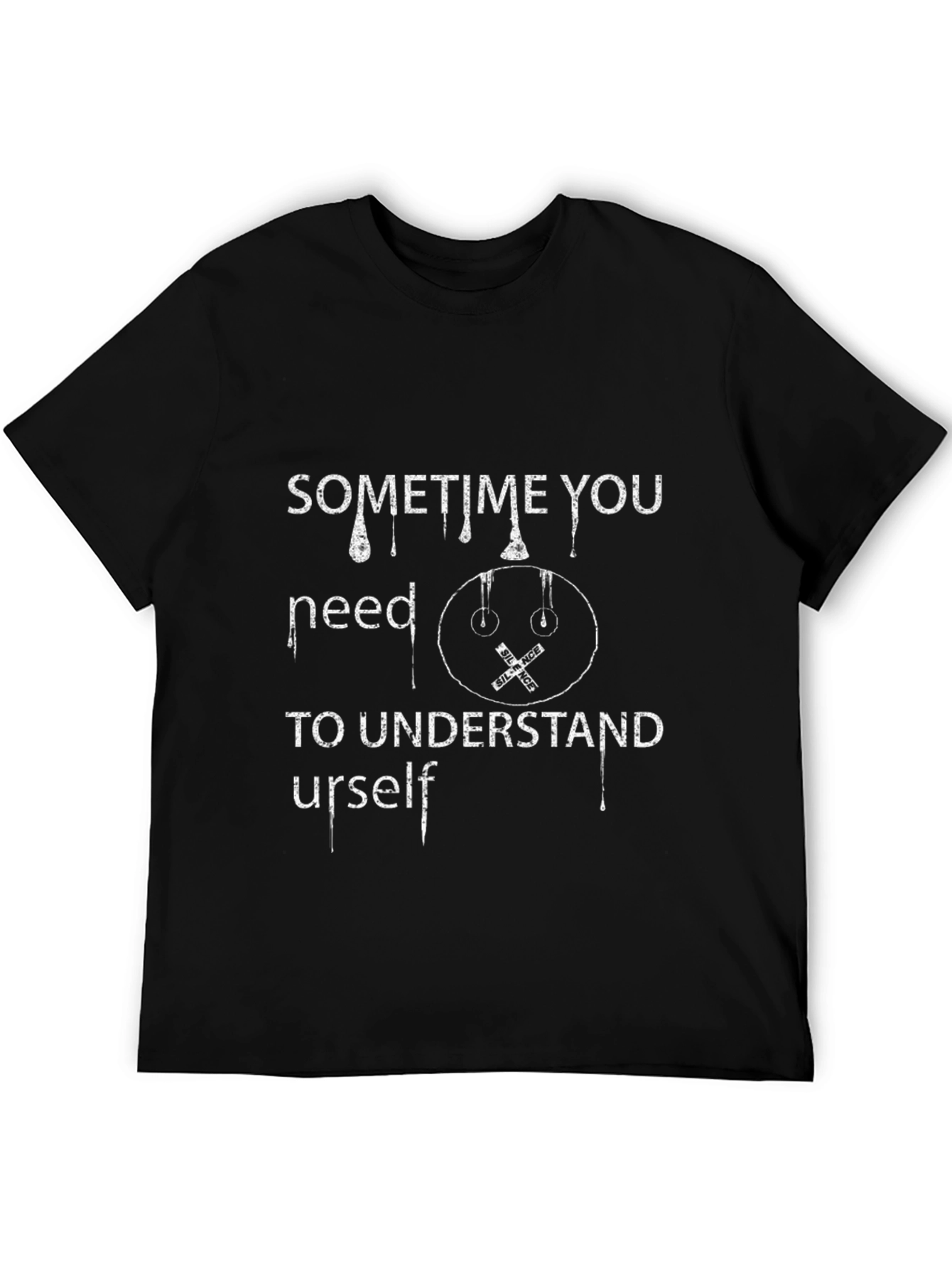 Black Sometime You Need To Understand Urself Black T-Shirt view 5
