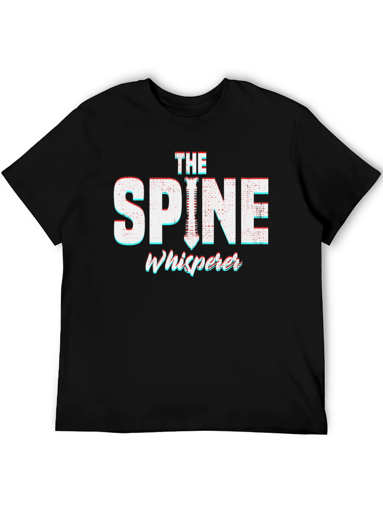 Black The Spine Whisperer Graphic T-Shirt - Novelty Tee view 5
