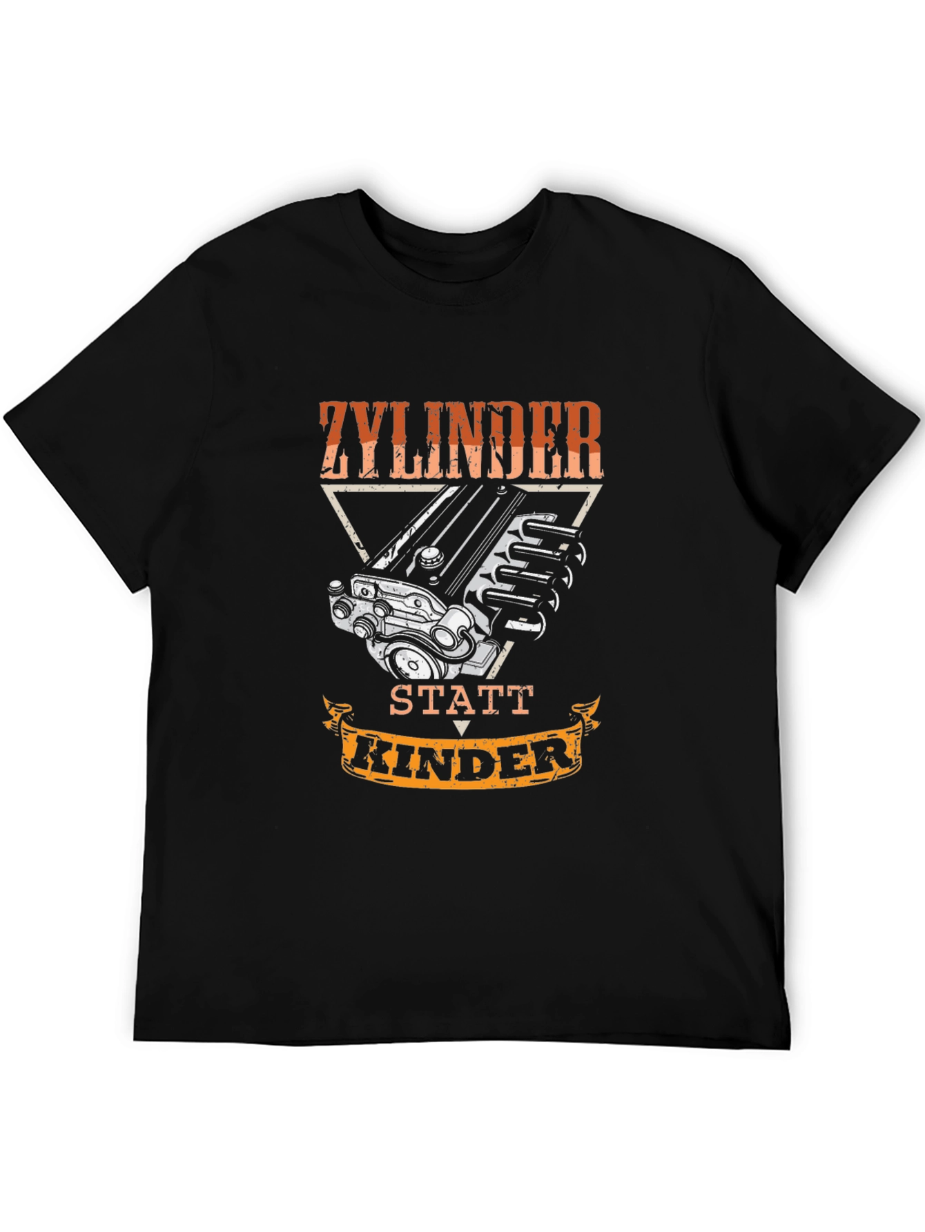 Black Zylinder Statt Kinder T-Shirt - Black view 5