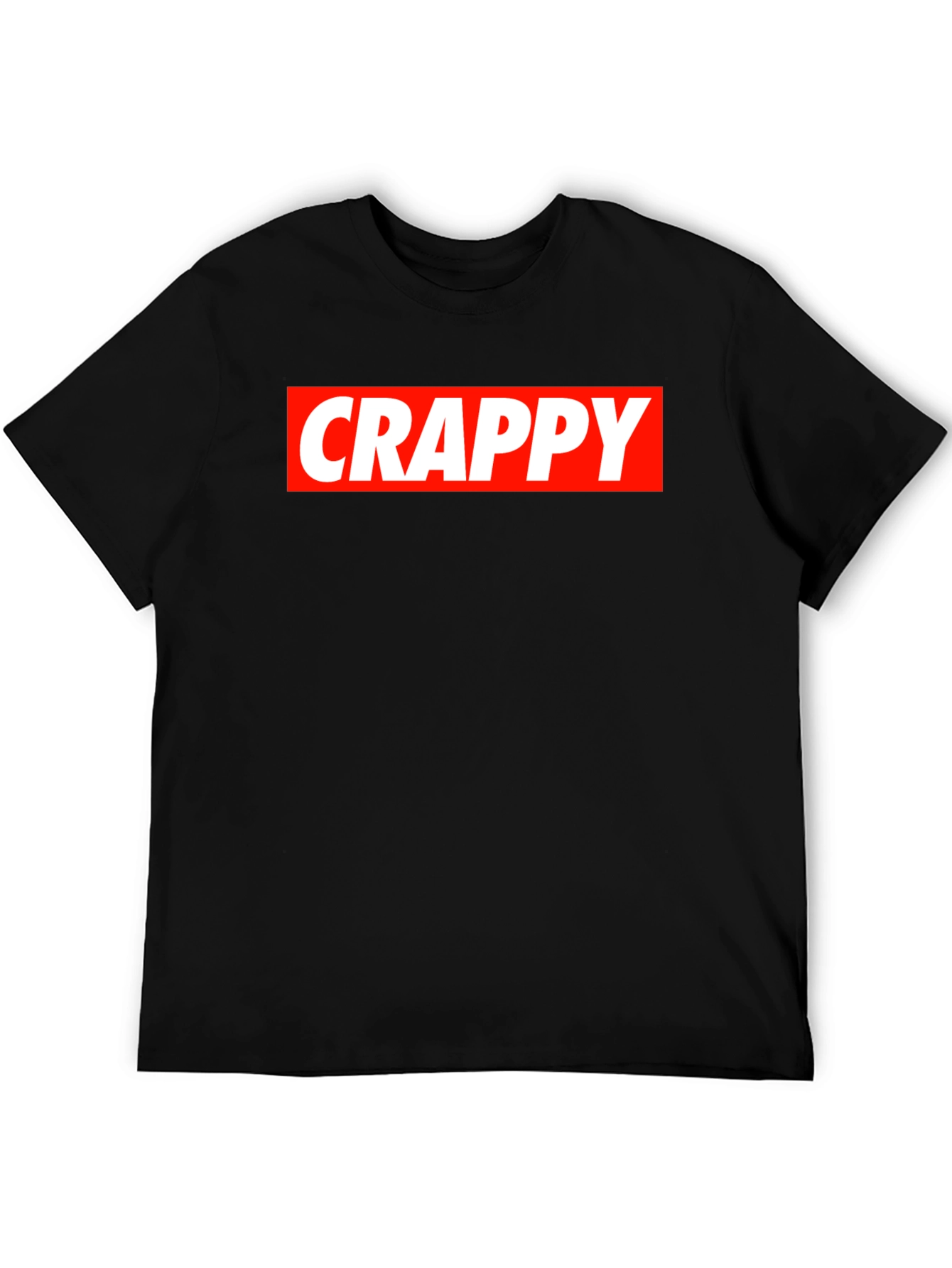 Black Crappy Graphic Tee - Black T-Shirt view 5