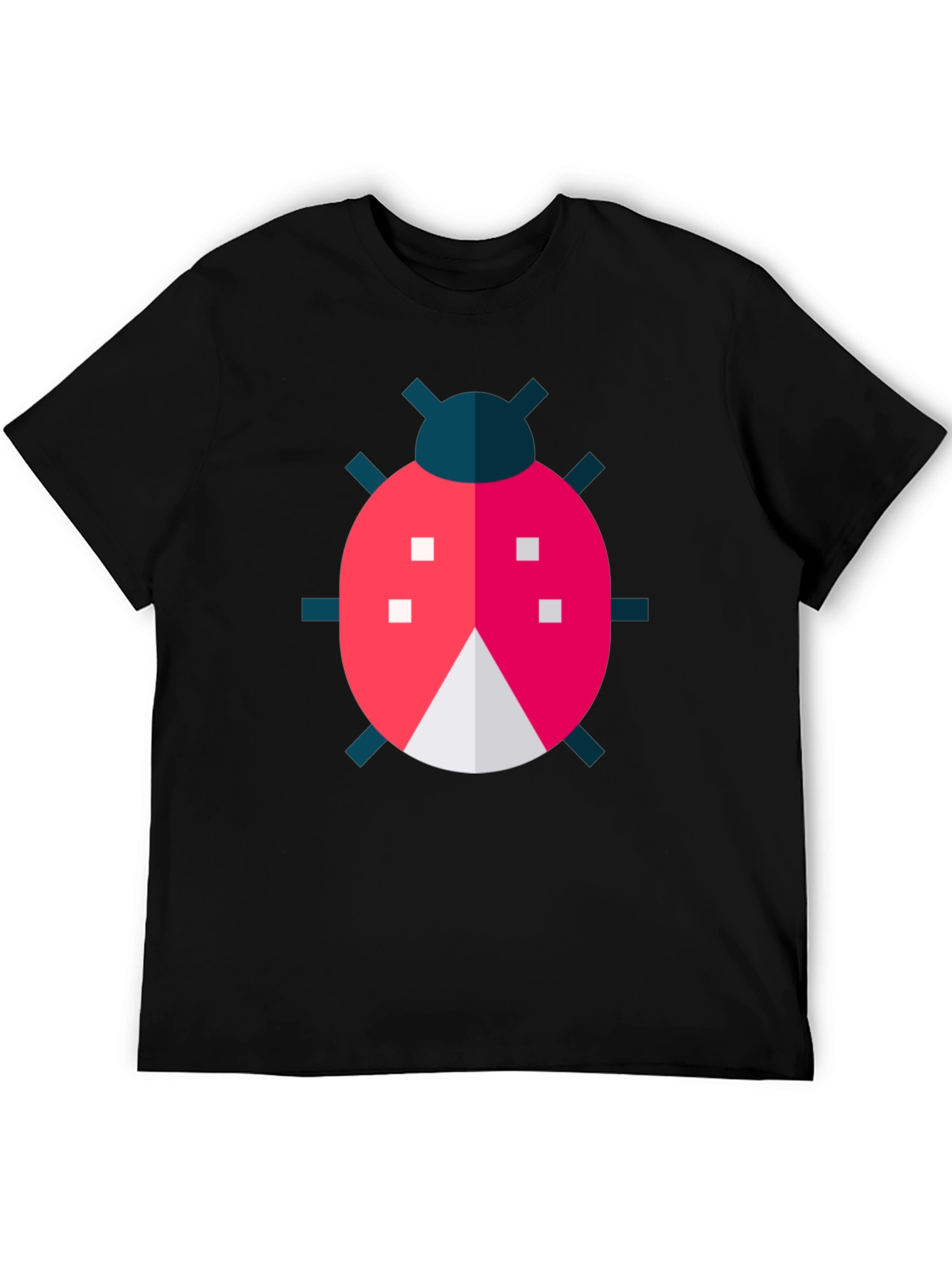 Black Ladybug Graphic T-Shirt - Fun & Stylish view 5