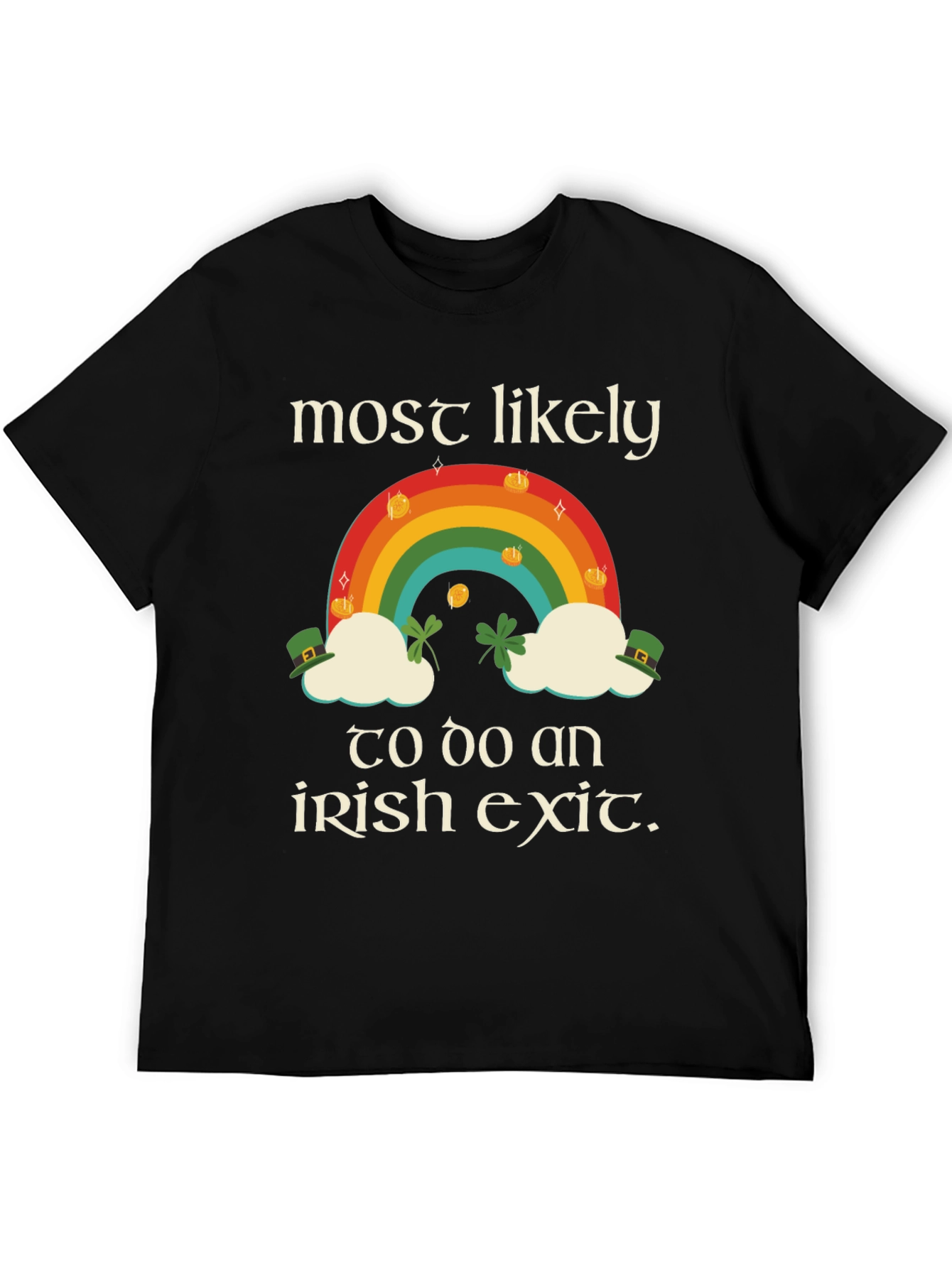 Black Irish Exit Graphic Tee view 5