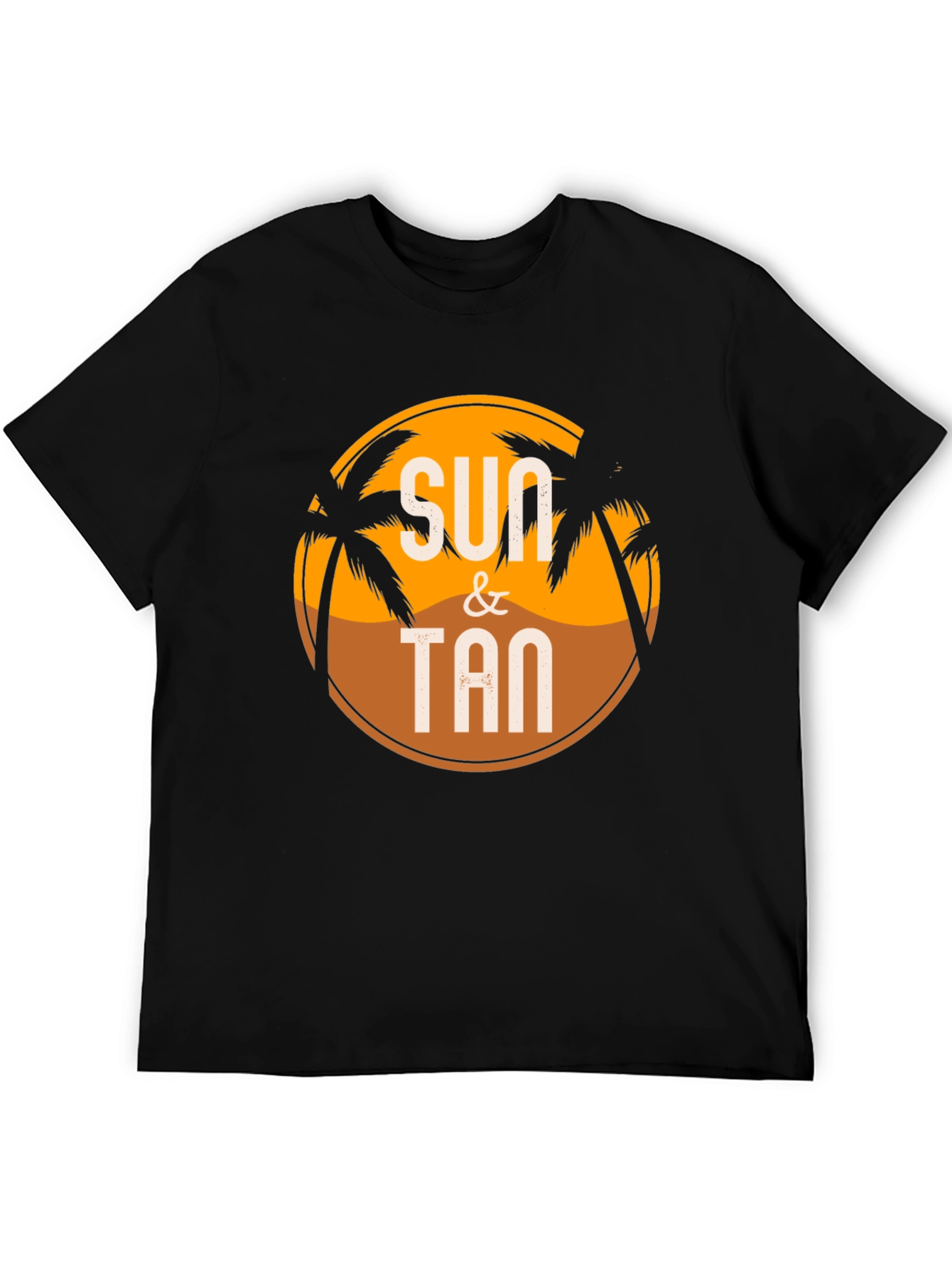Black Sun & Tan Graphic T-Shirt view 5