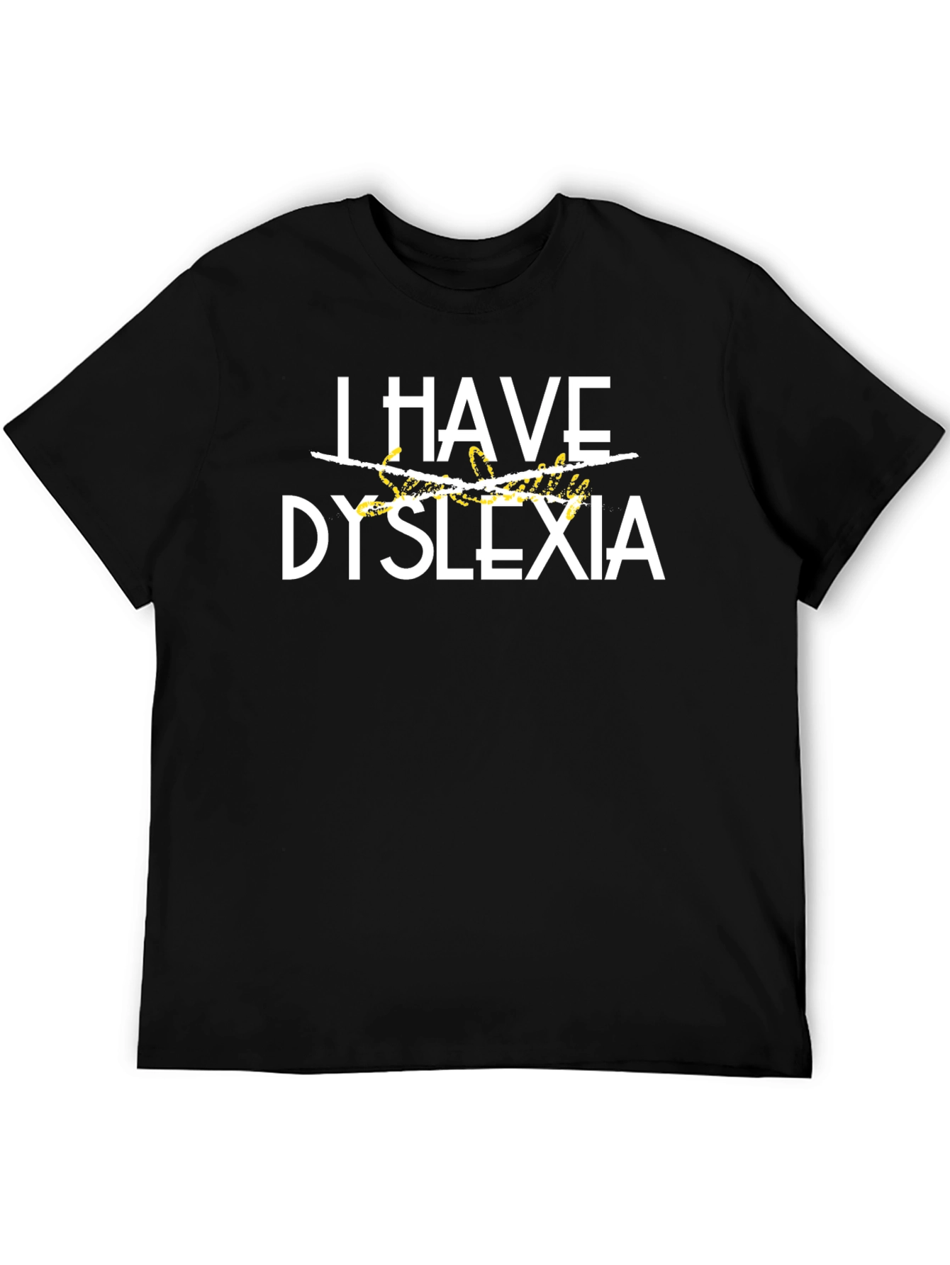 Black Dyslexia Awareness Graphic T-Shirt view 5