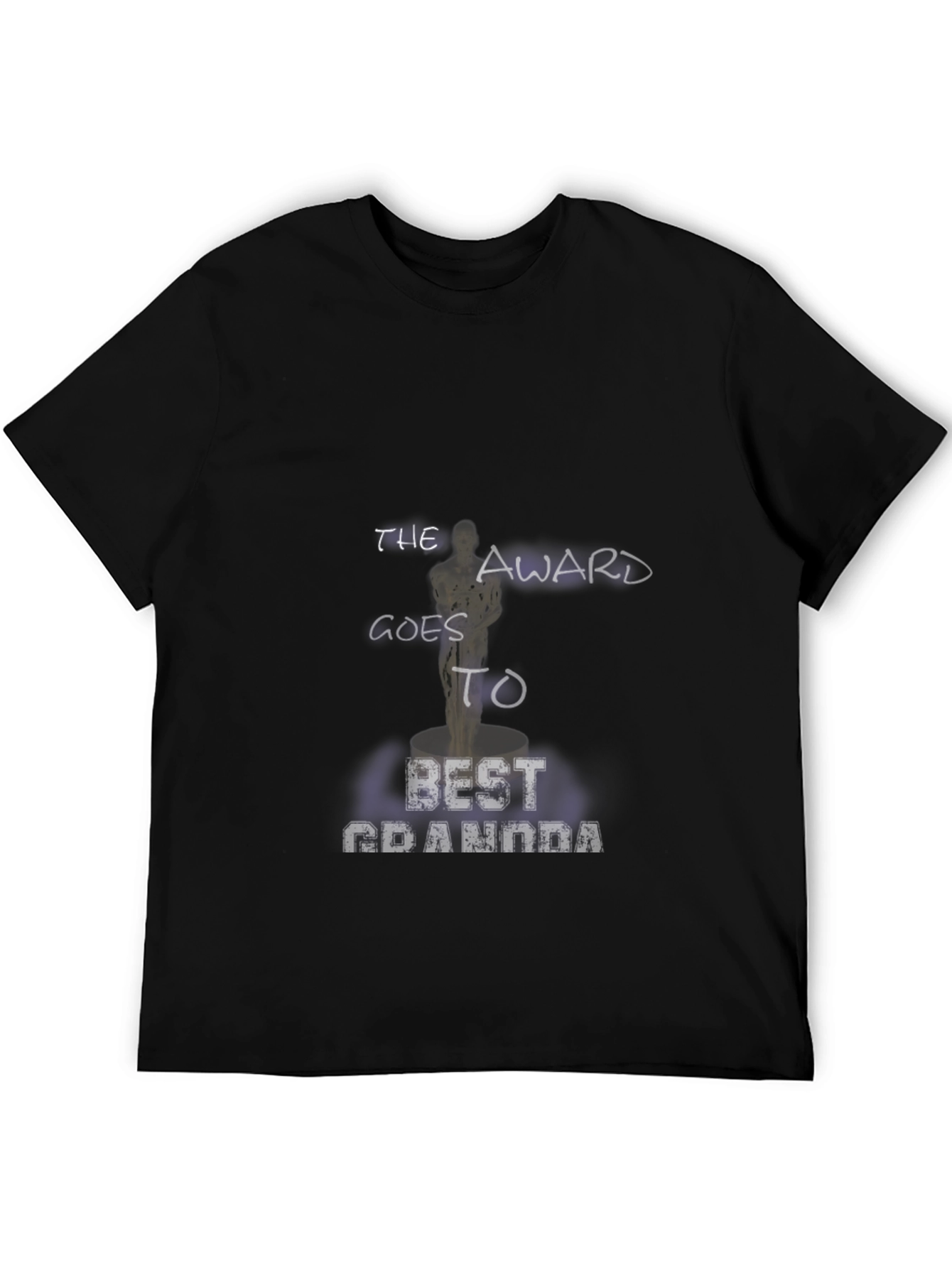 Black Best Grandma Award T-Shirt view 5