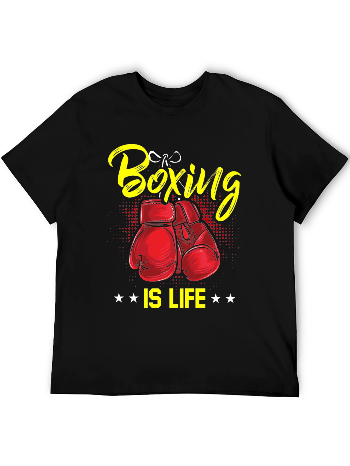 Black Boxing is Life Graphic T-Shirt view 5