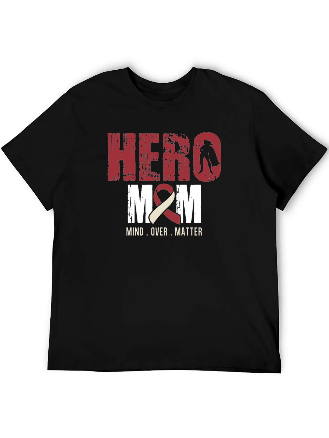 Black Hero Mom T-Shirt - Mind Over Matter view 5