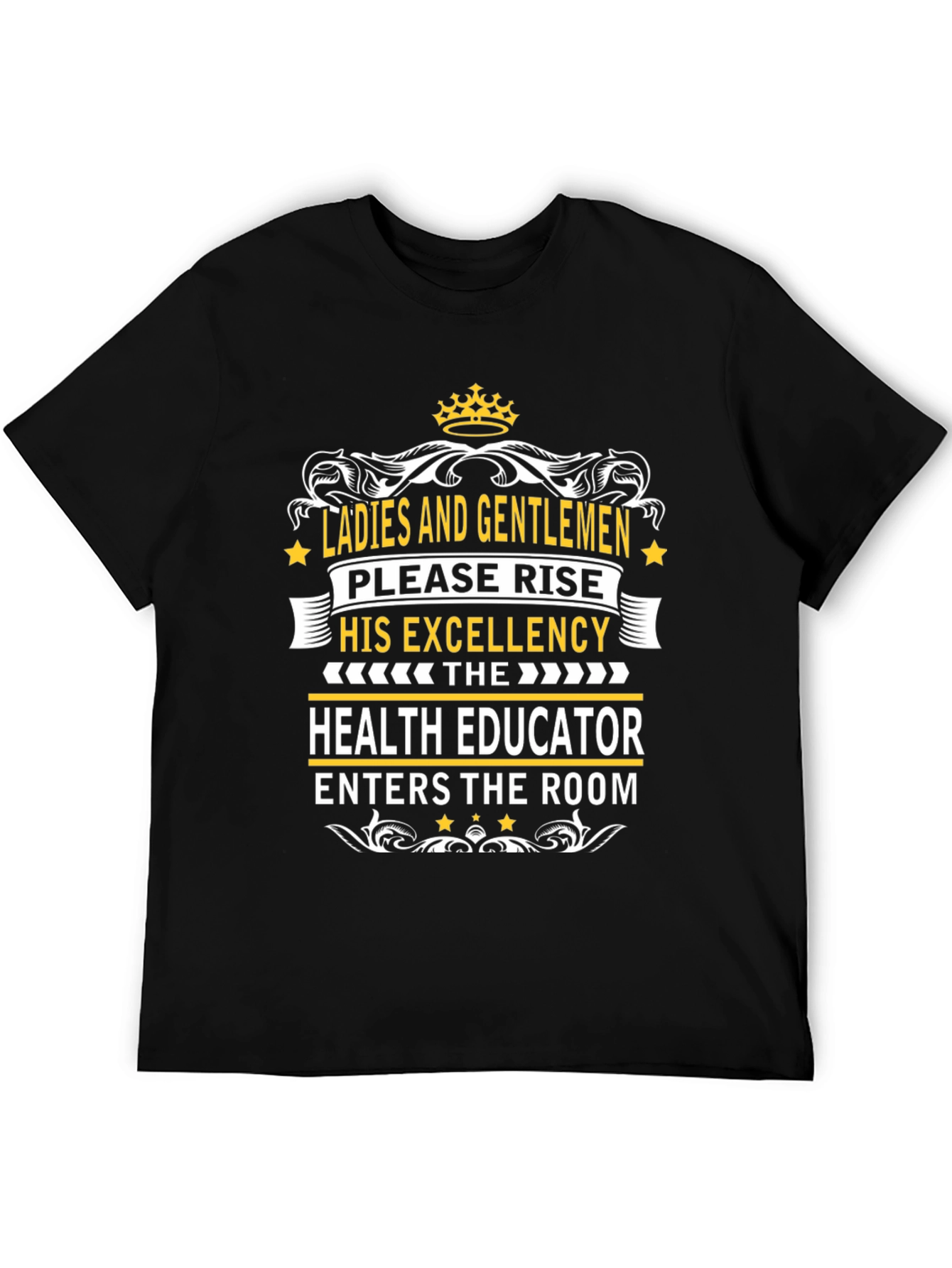 Black Health Educator Excellence T-Shirt view 5