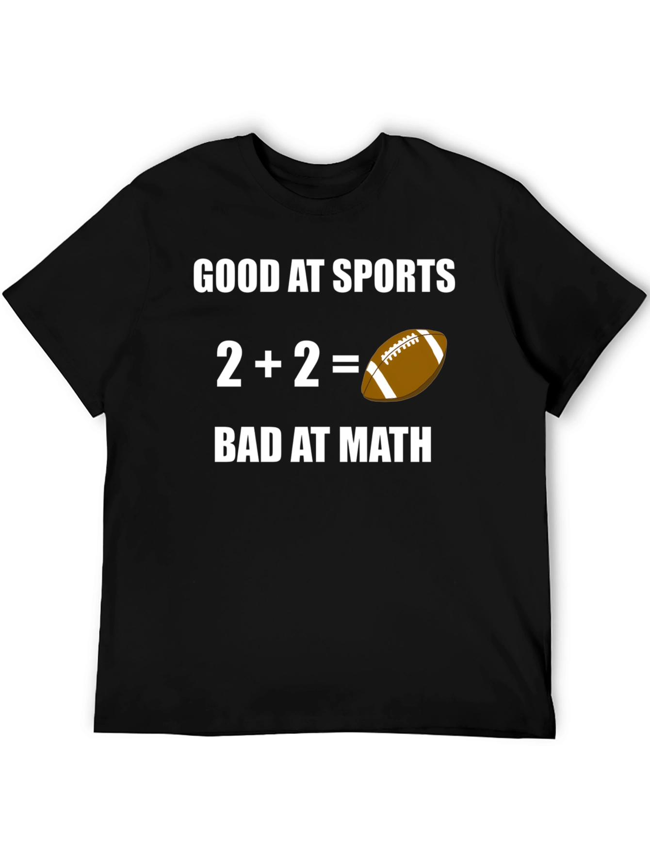 Black Funny Sports & Math T-Shirt view 5
