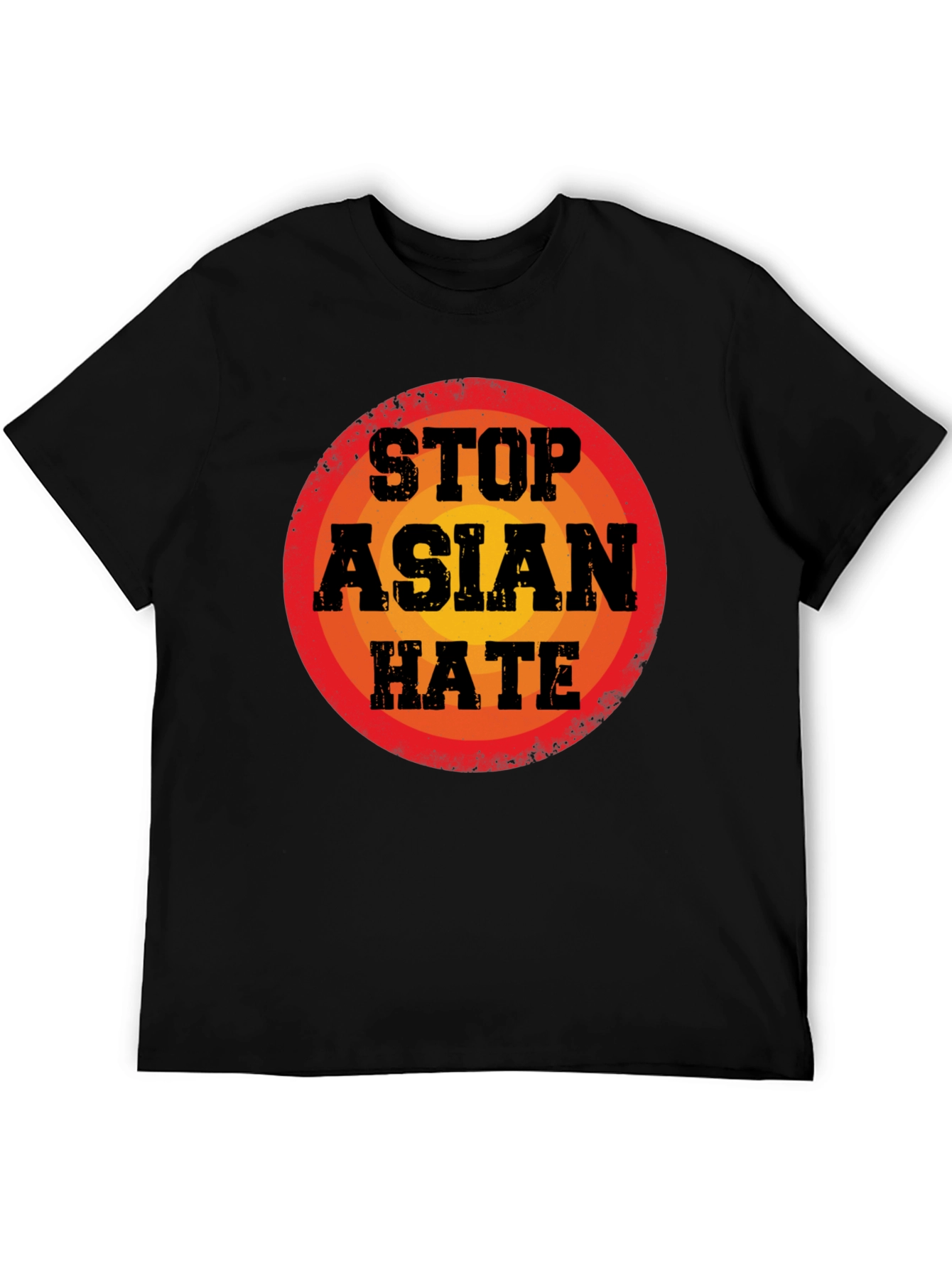 Black Stop Asian Hate T-Shirt view 5