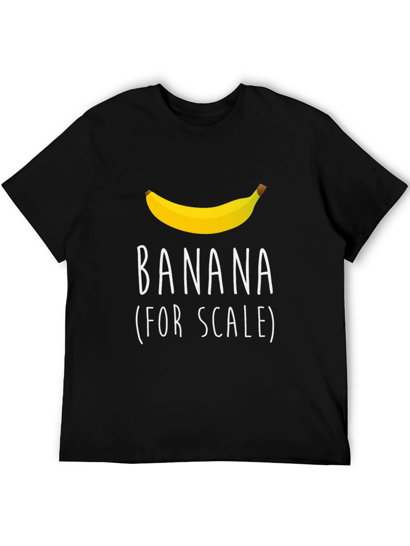Black Banana for Scale Graphic T-Shirt - Funny Sarcastic Tee view 5