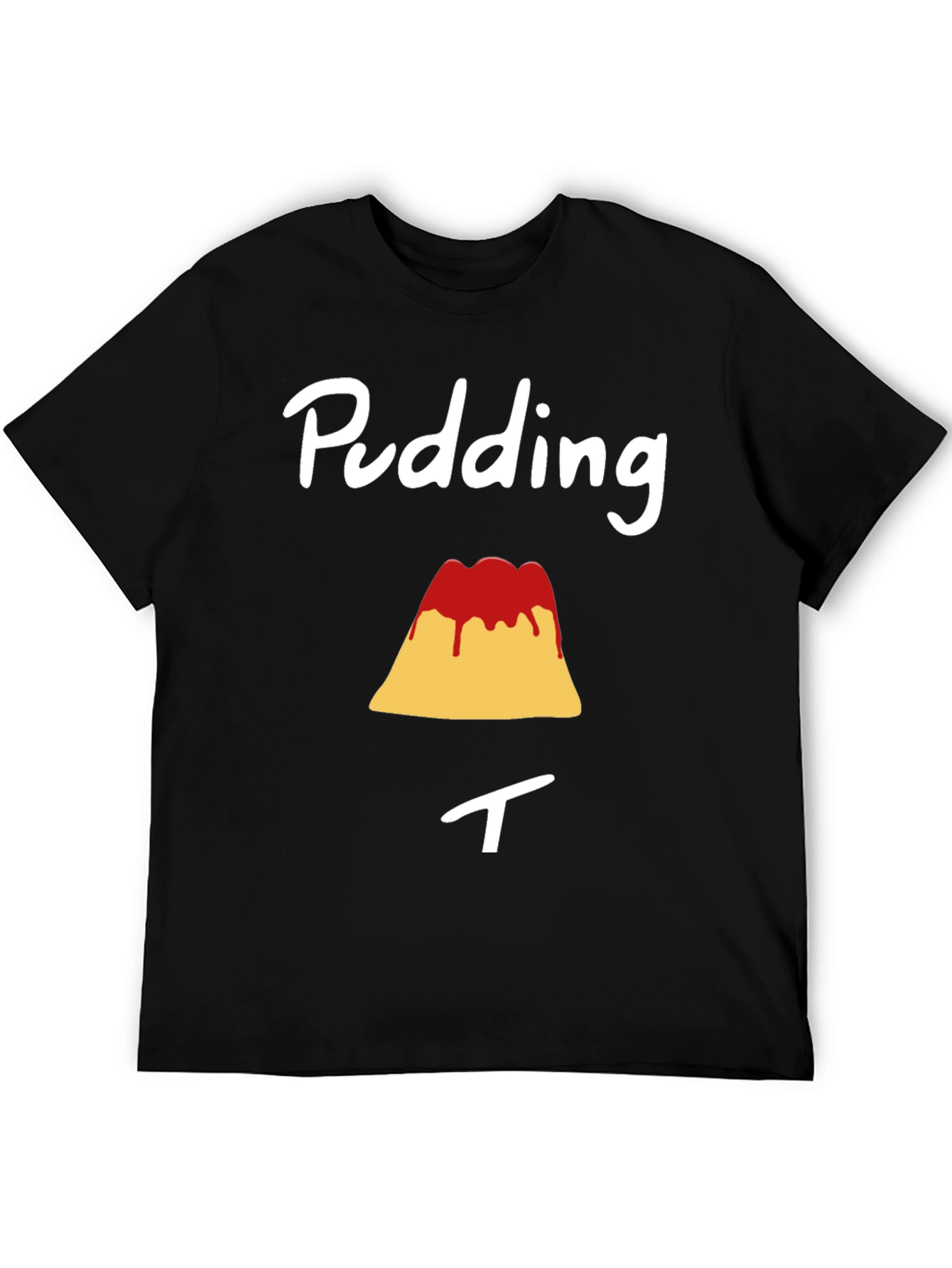 Black Pudding T-Shirt Funny Dessert Graphic Tee view 5