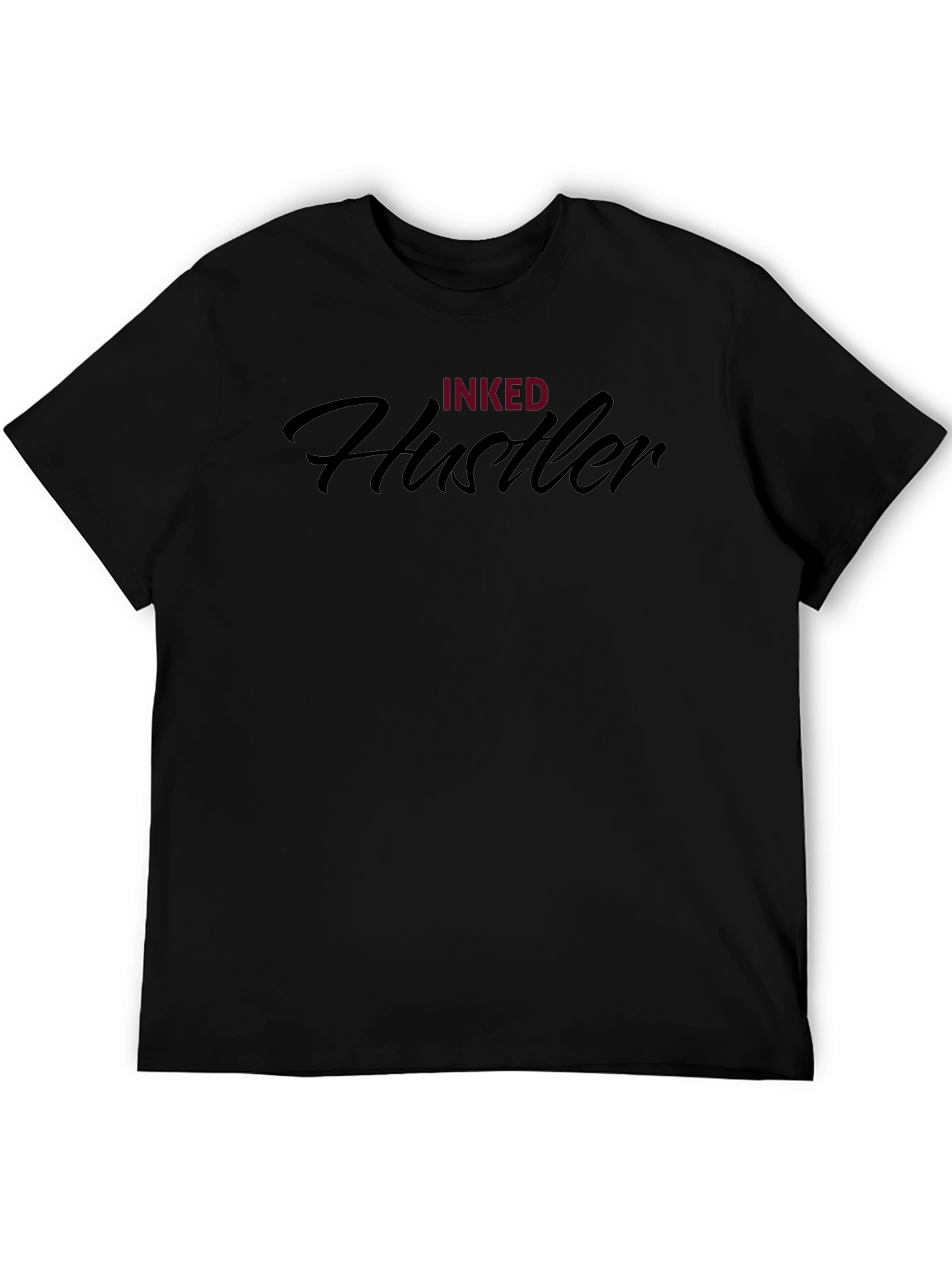 Black Inked Hustler Graphic T-Shirt - Black view 5