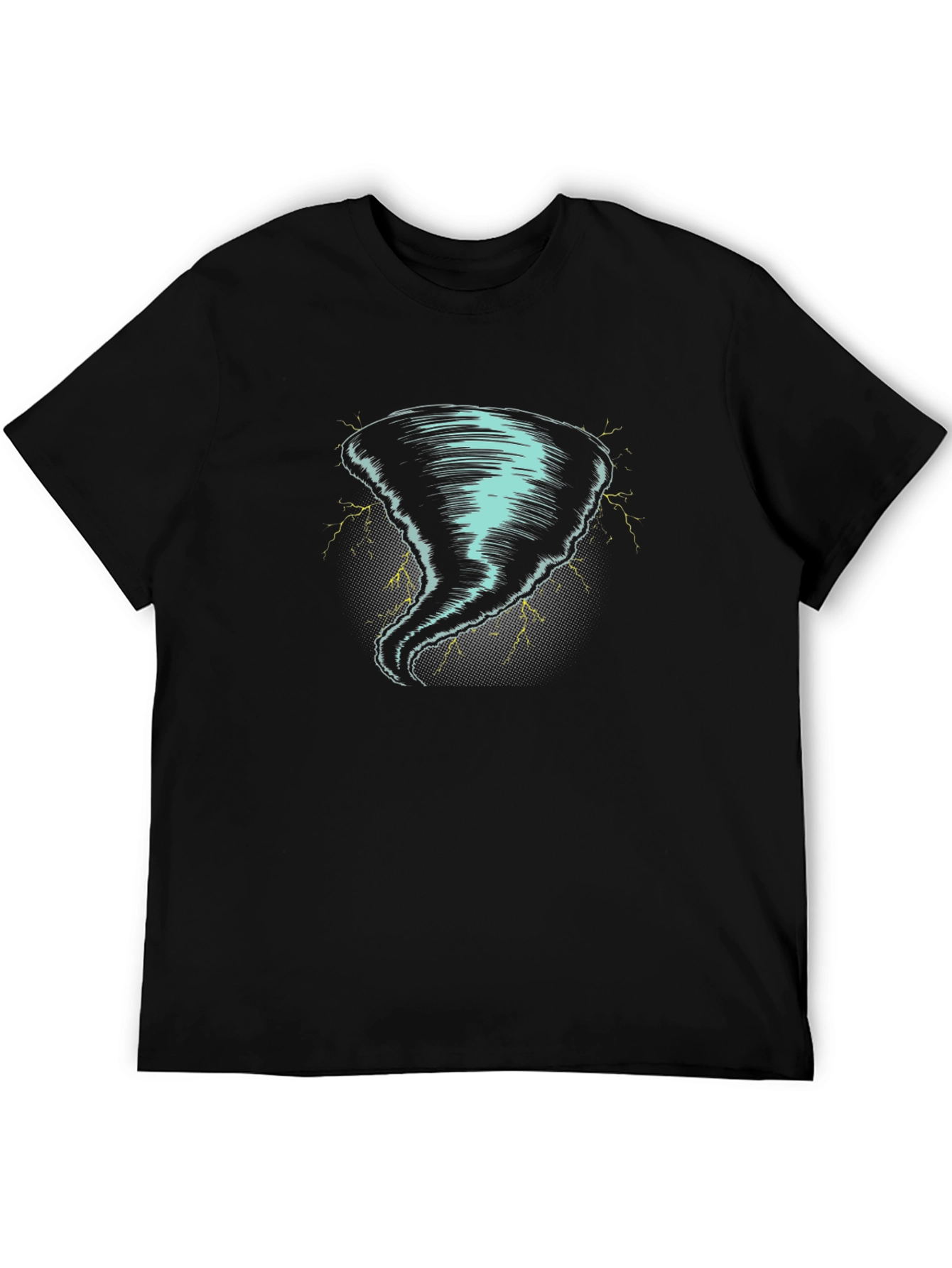 Black Tornado Graphic Tee - Black view 5