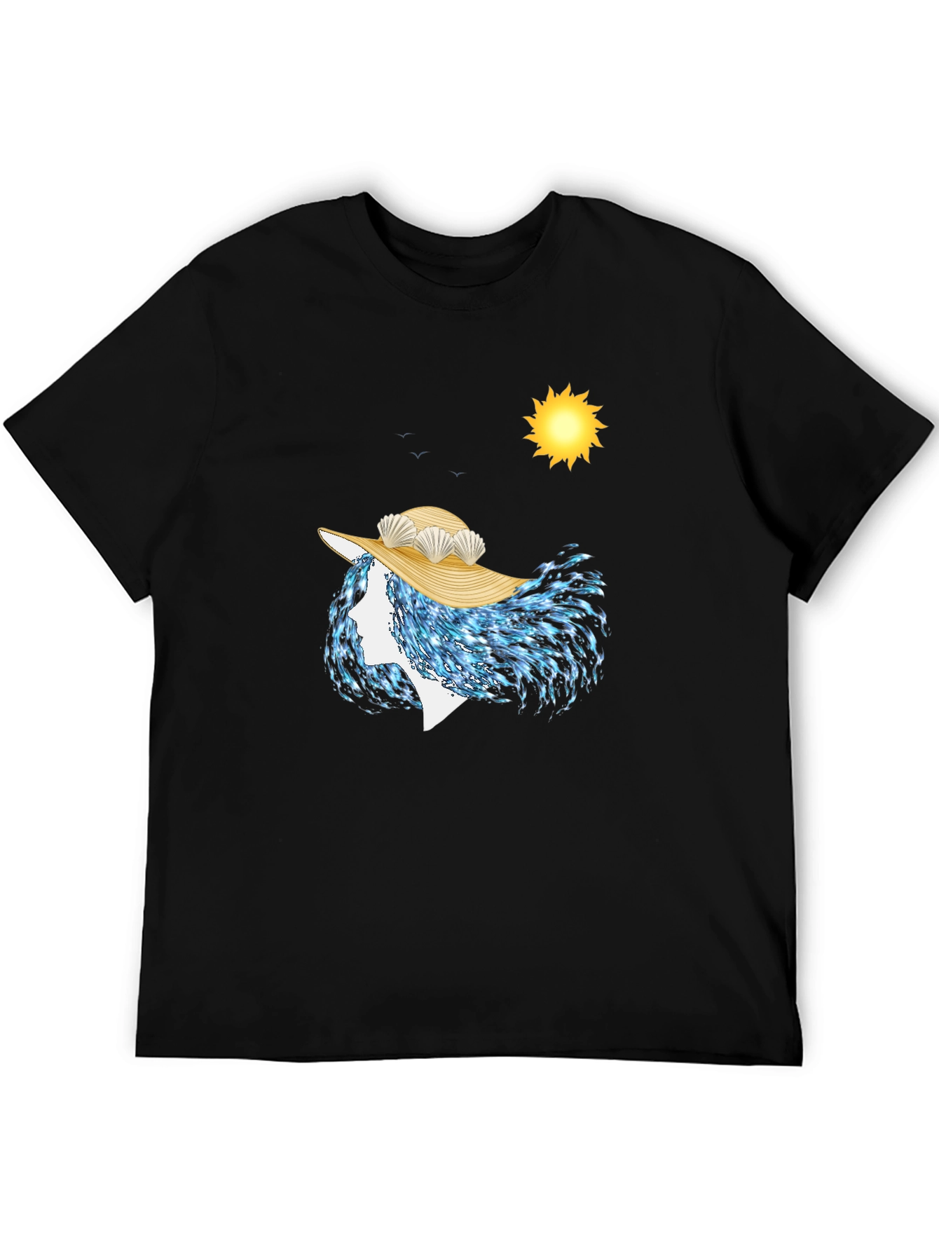 Ocean Wave Woman T-Shirt - Unique Artistic Design - 5