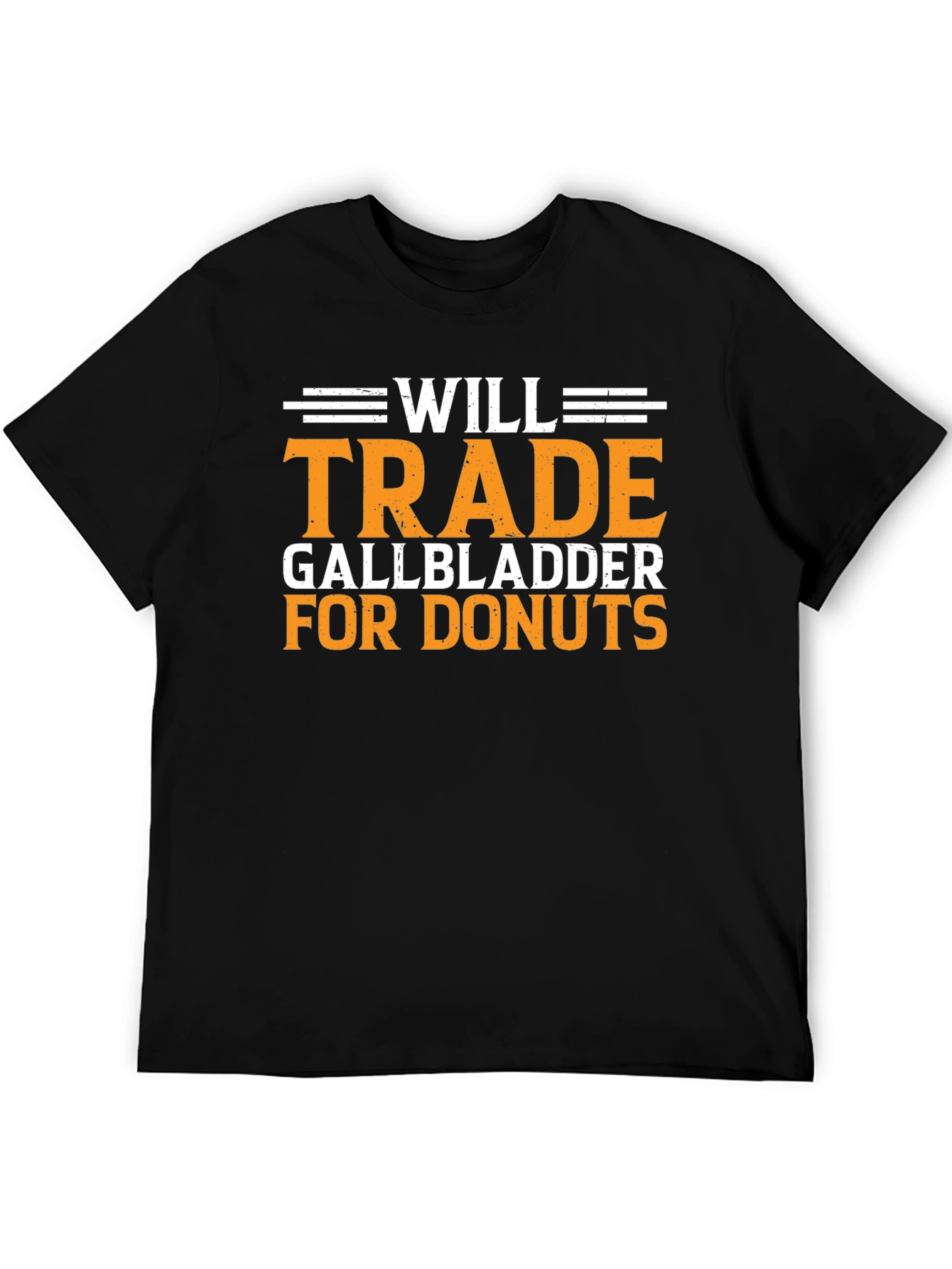 Black Will Trade Gallbladder for Donuts Graphic T-Shirt view 5
