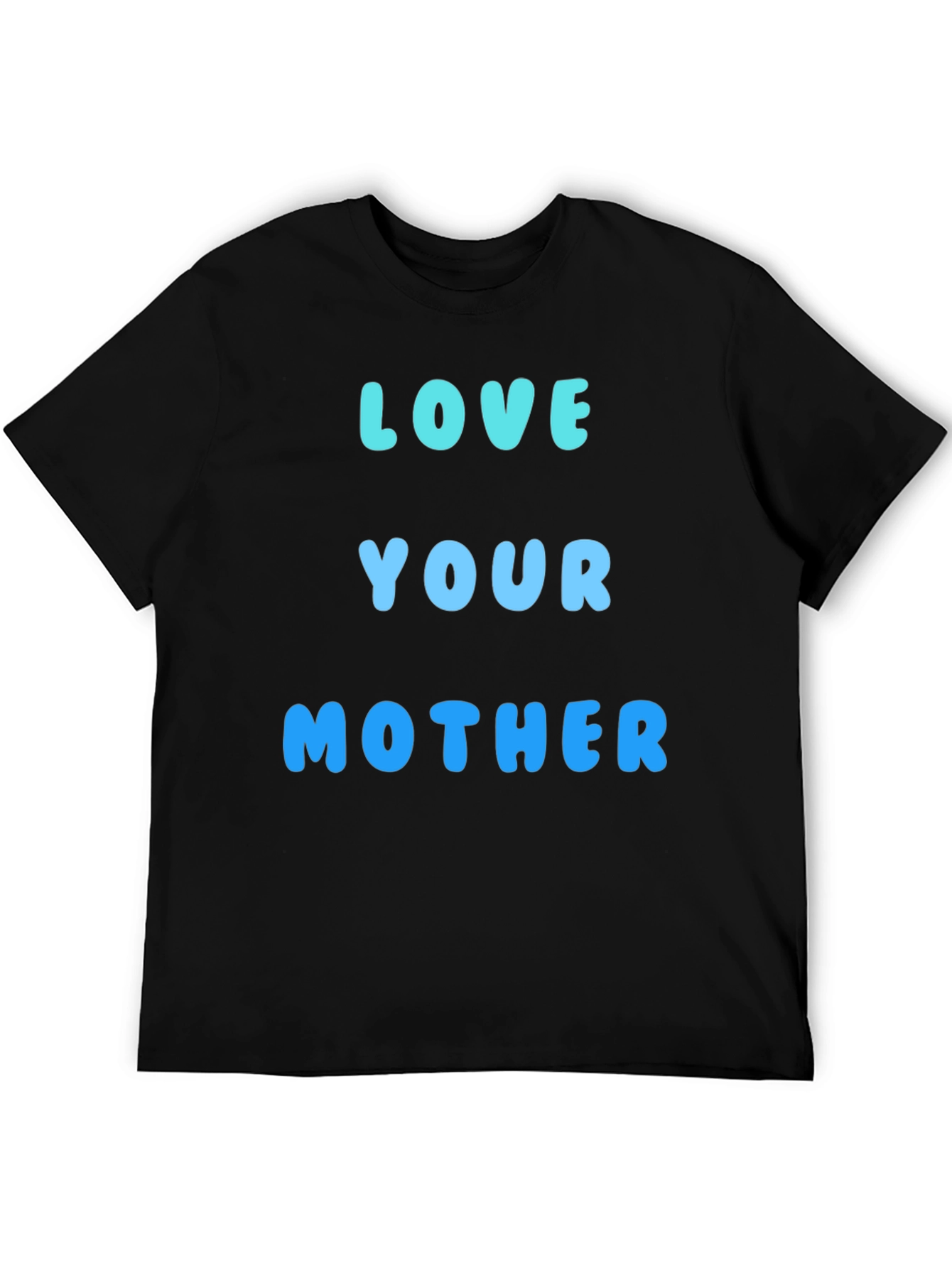Black Love Your Mother Black T-Shirt view 5
