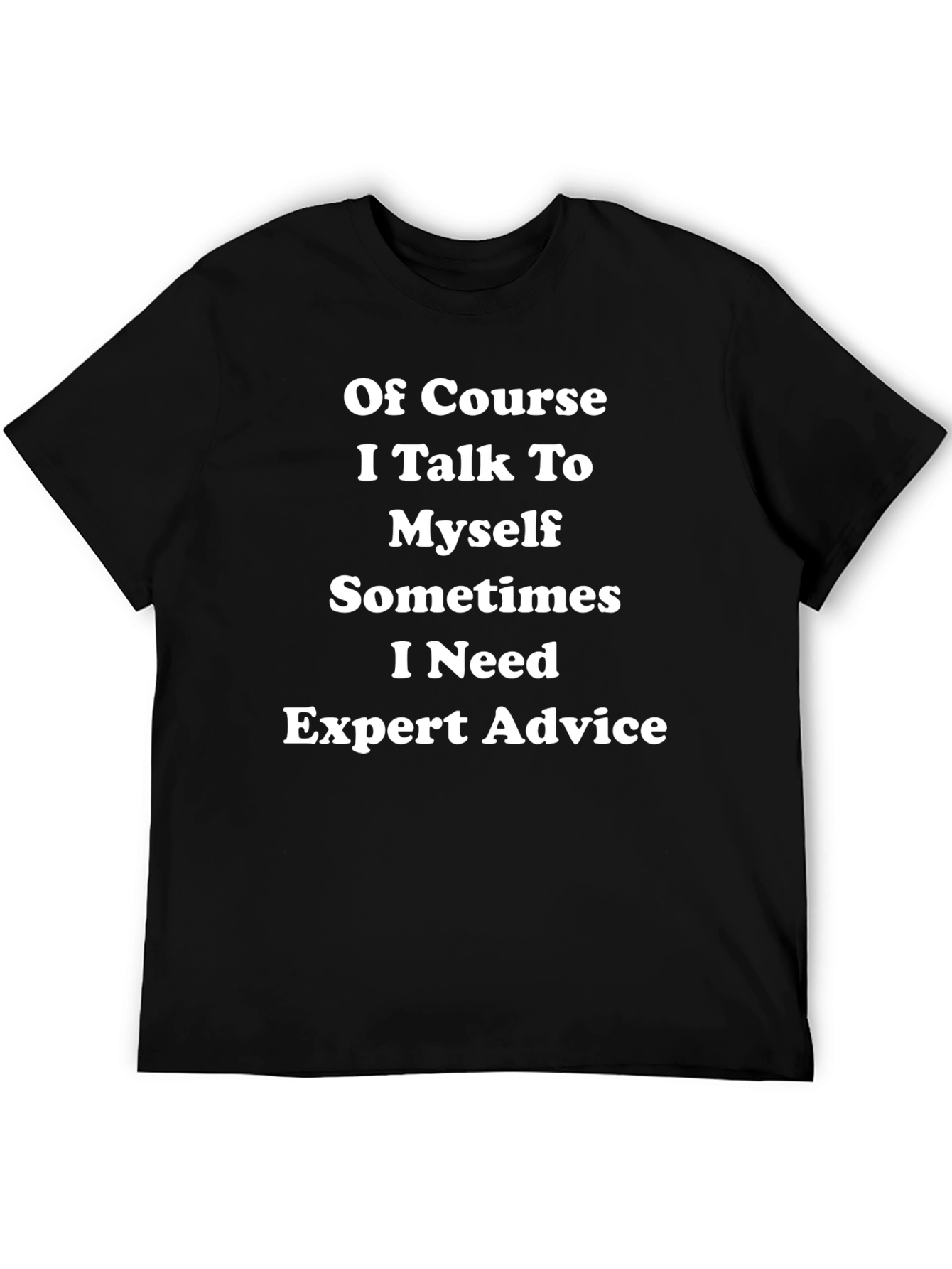 Black Funny Expert Advice T-Shirt view 5