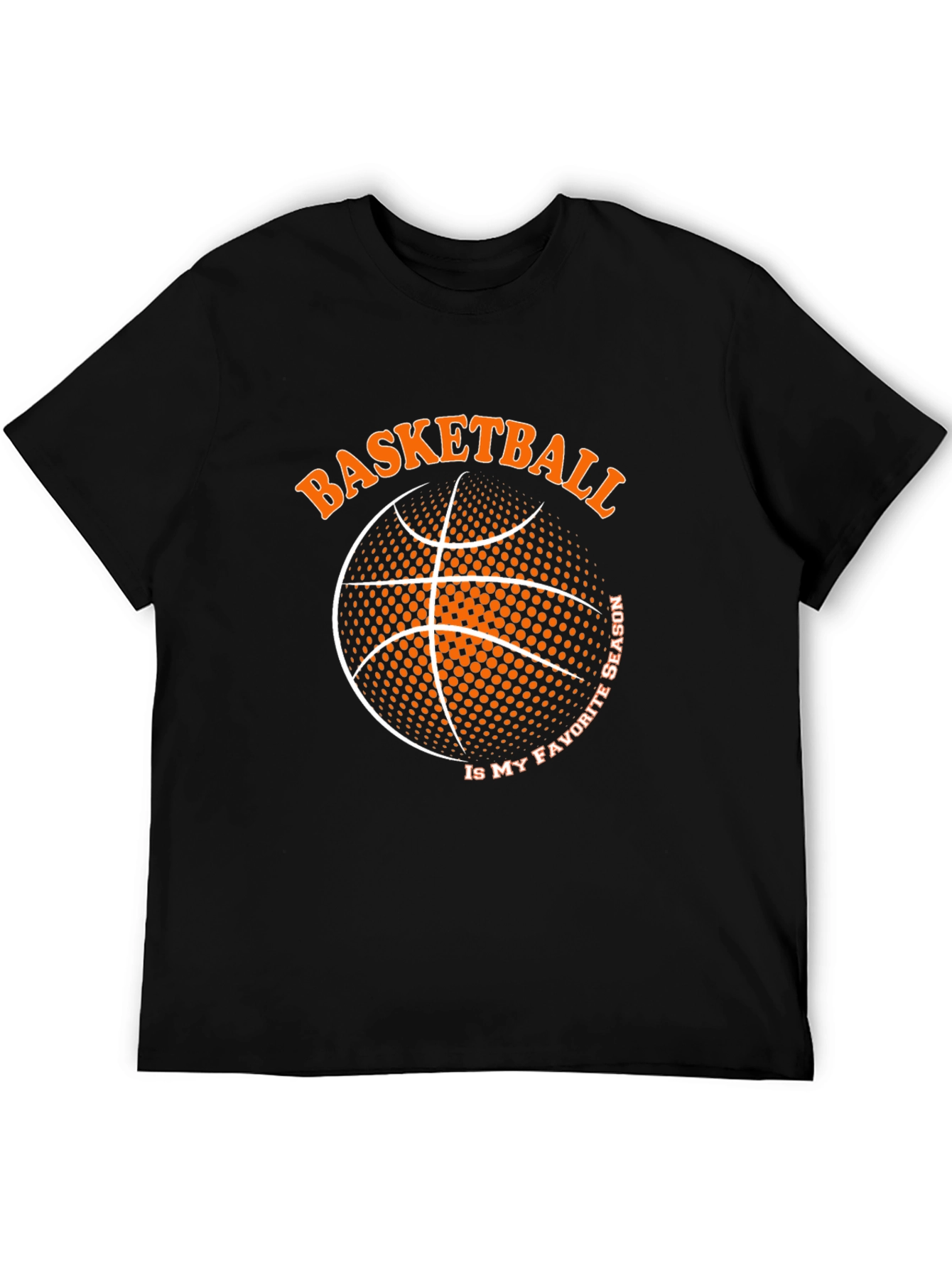 Black Basketball is My Favorite Season T-Shirt view 5